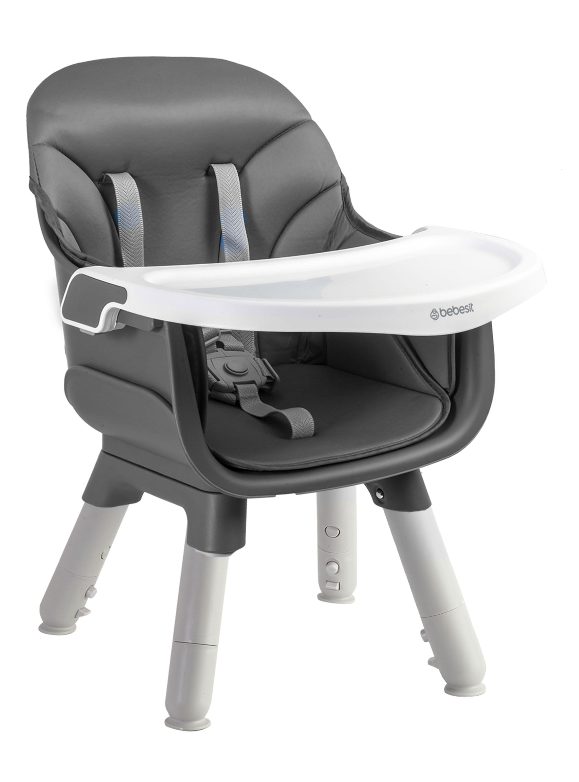 Silla de Comer Babydesk 3&1 Gris-4