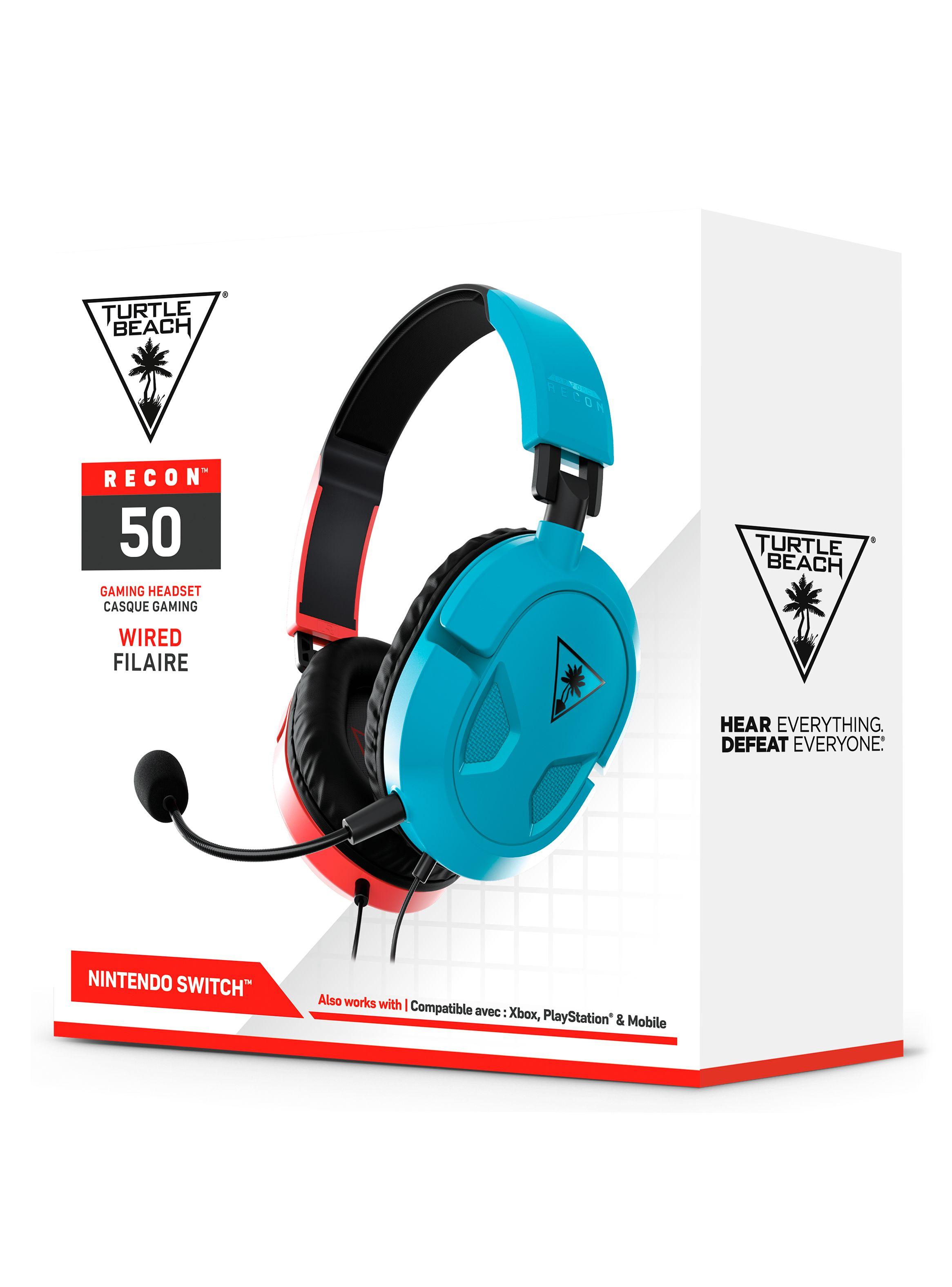 Audífonos Gamer Recon 50 Rojo/Azul-3