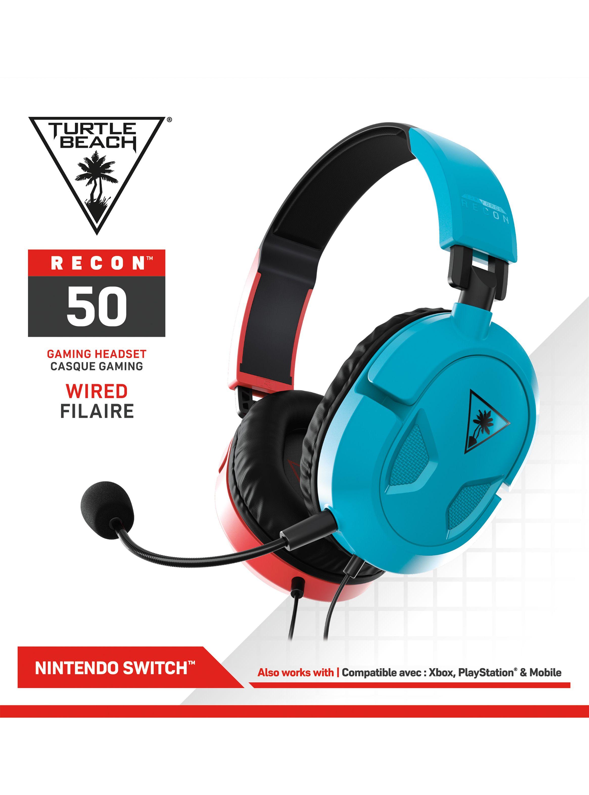 Audífonos Gamer Recon 50 Rojo/Azul-2