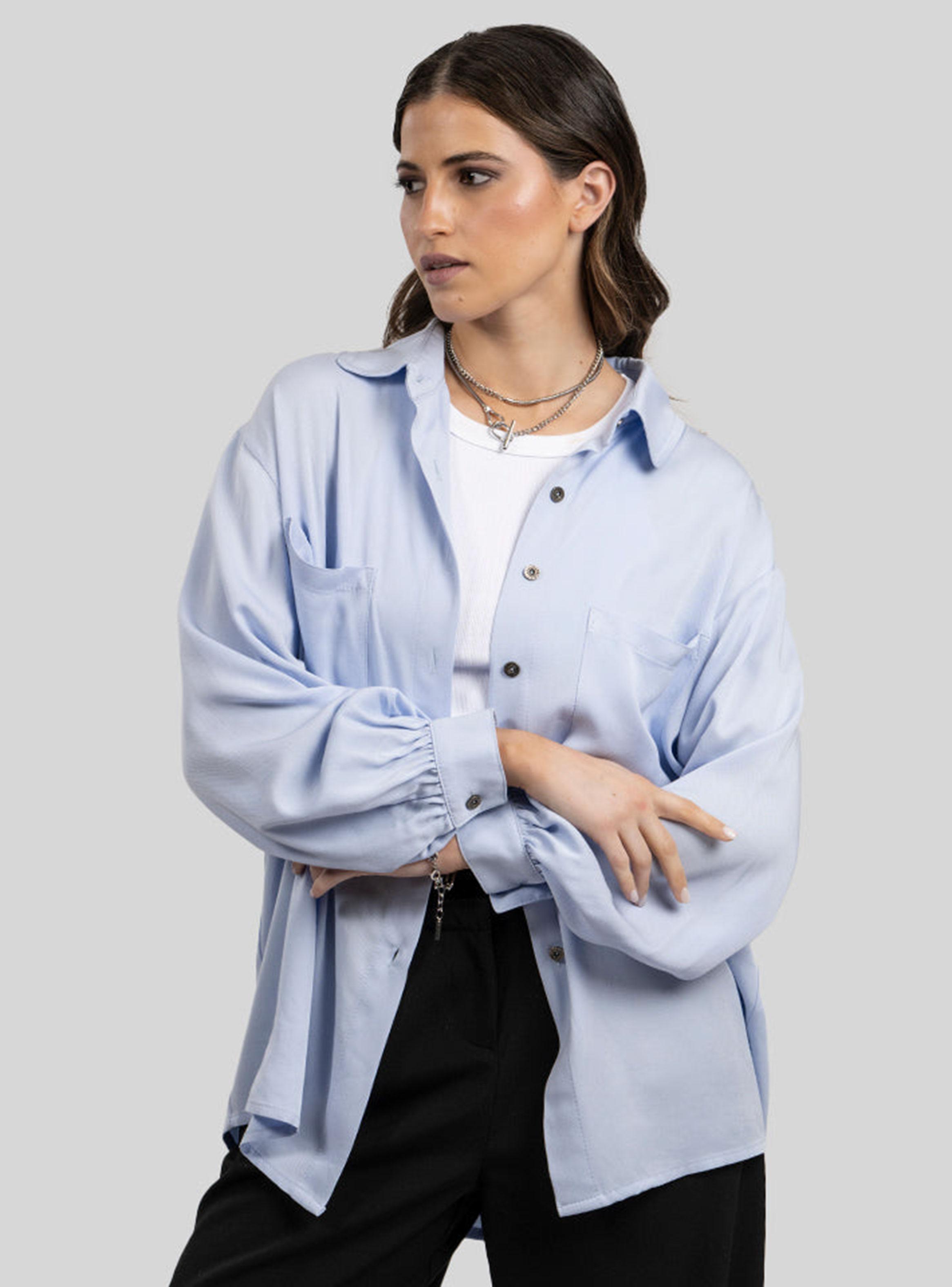 Blusa Meli Celeste-1