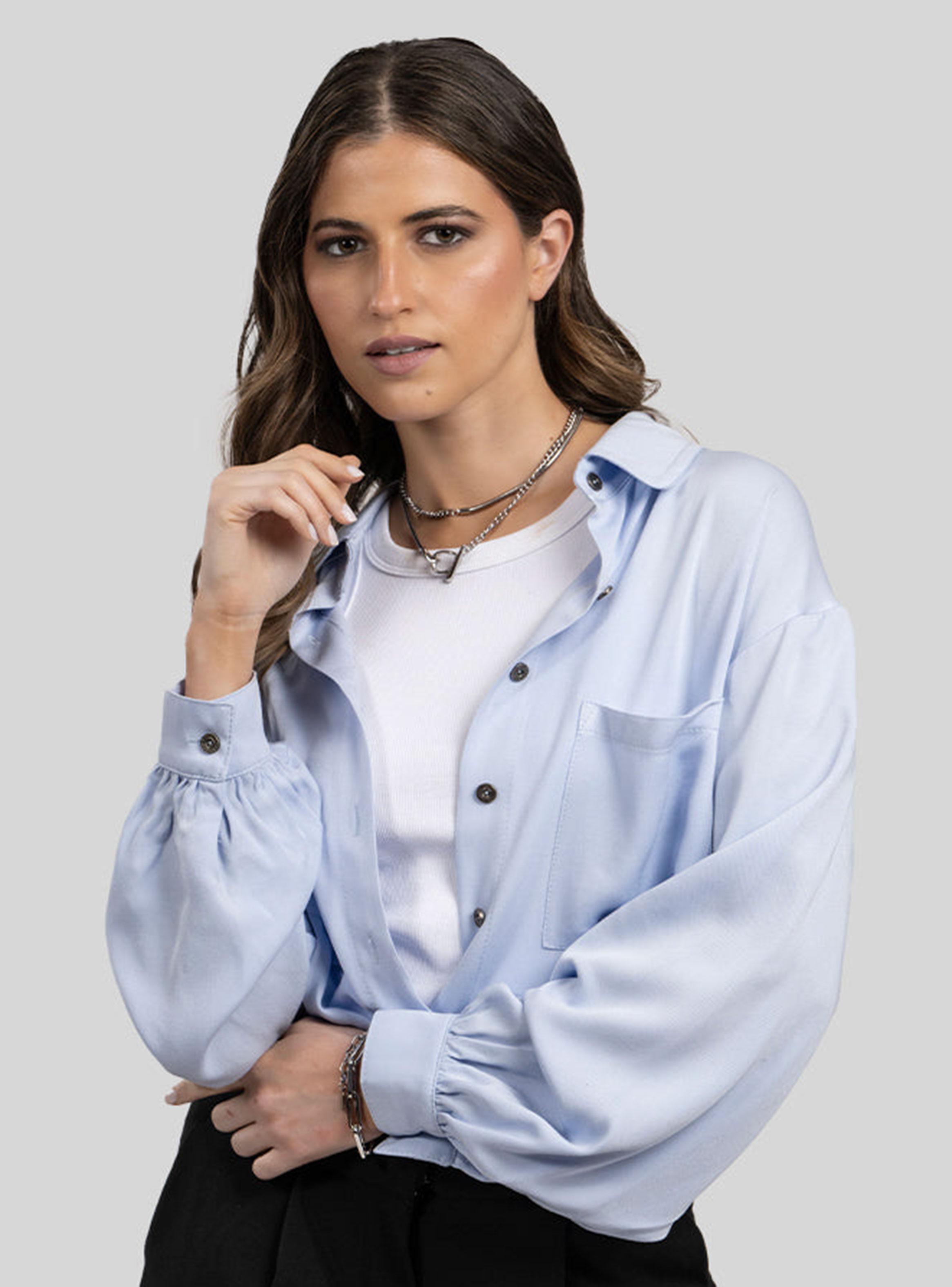 Blusa Meli Celeste-0
