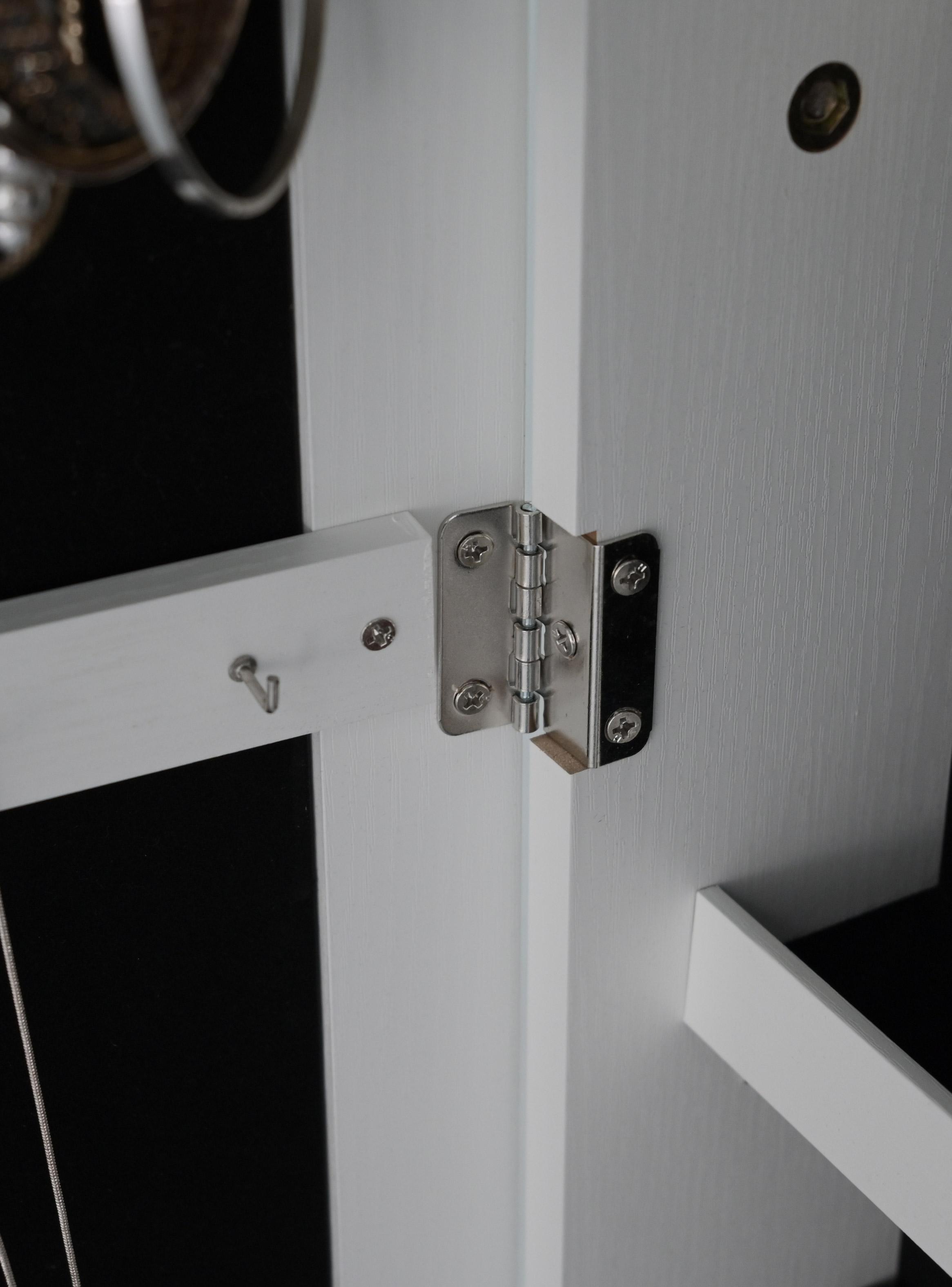 Espejo Joyero Blanco 153 cm-7