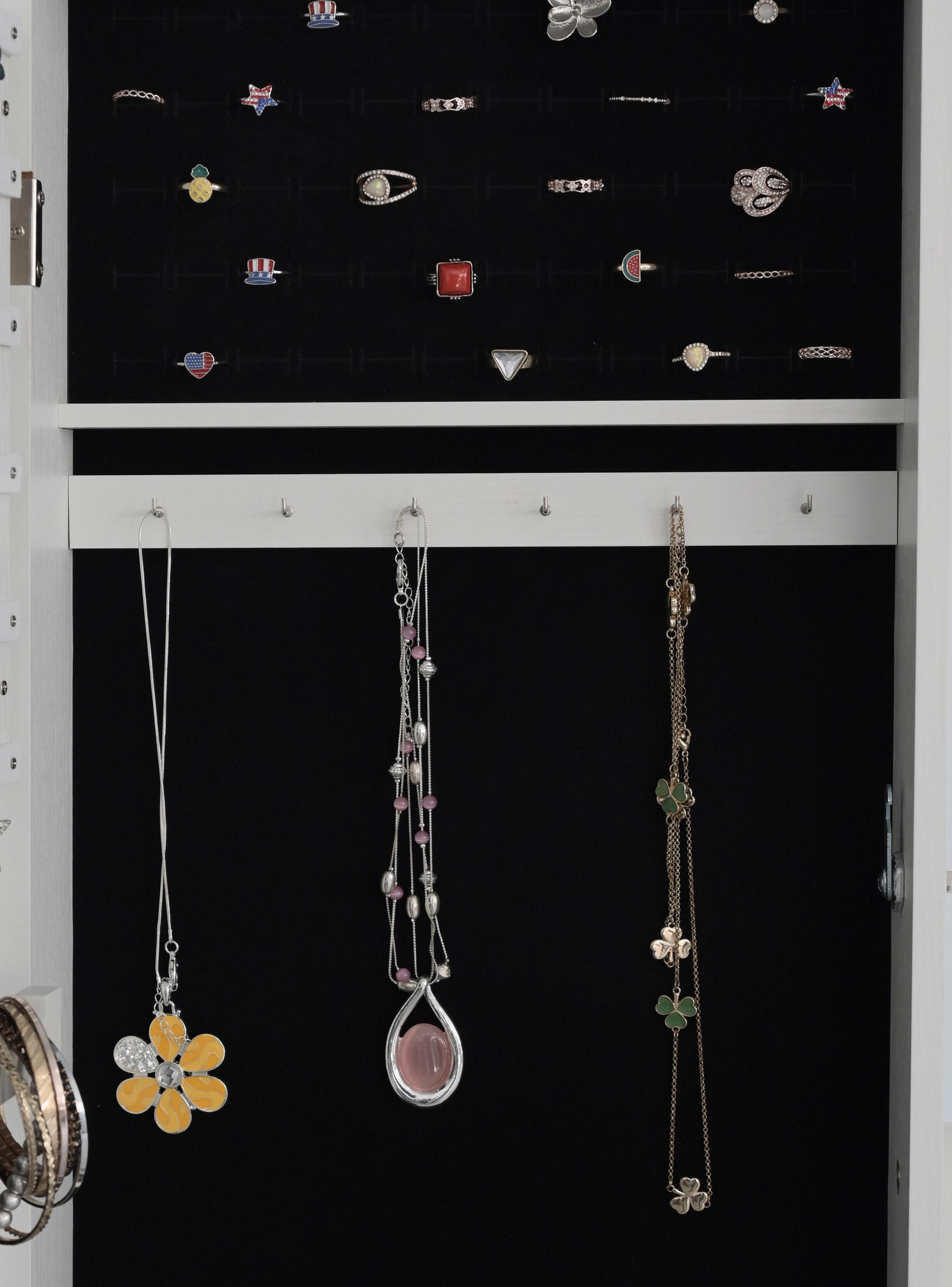 Espejo Joyero Blanco 153 cm-6