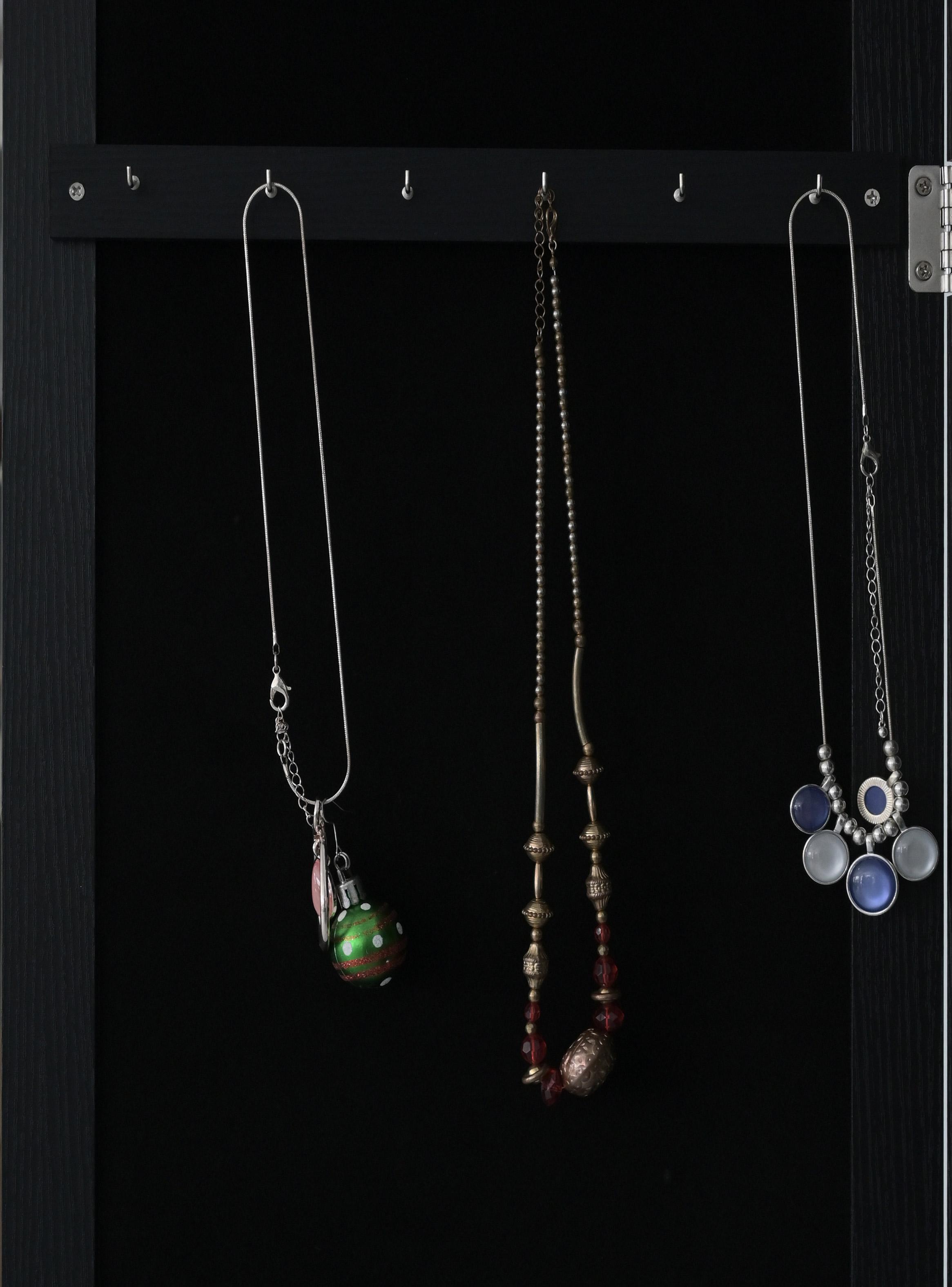 Espejo Joyero Negro 153 cm-6