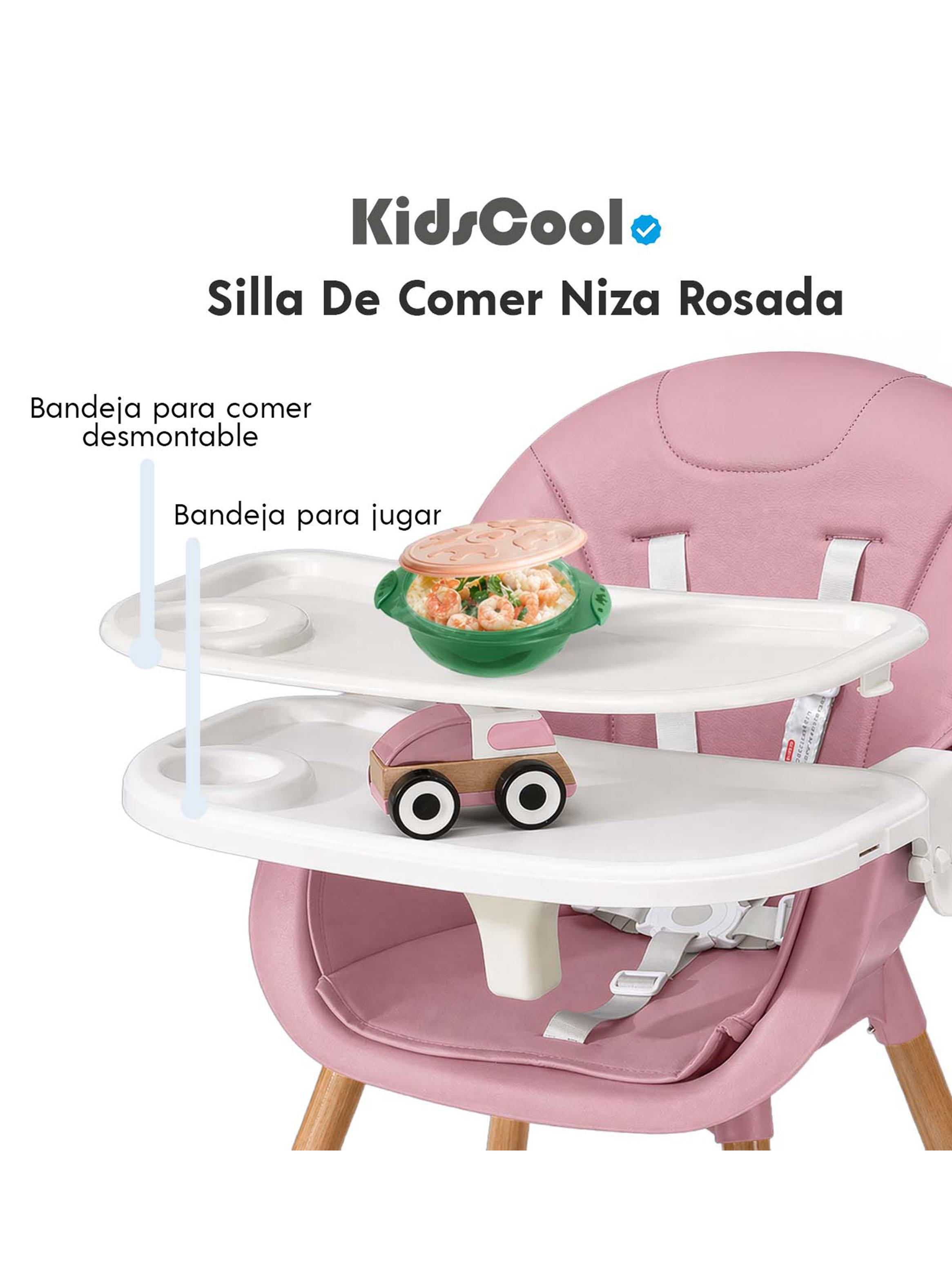 Silla de Comer Niza Rosada Kidscool-2