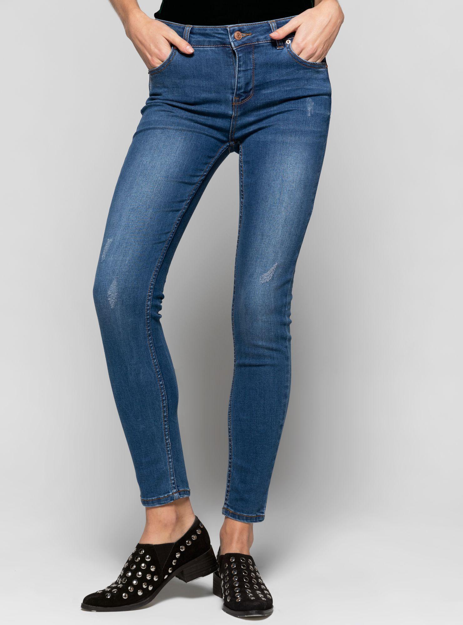 Jeans Skinny Básico 5 Bolsillos-0