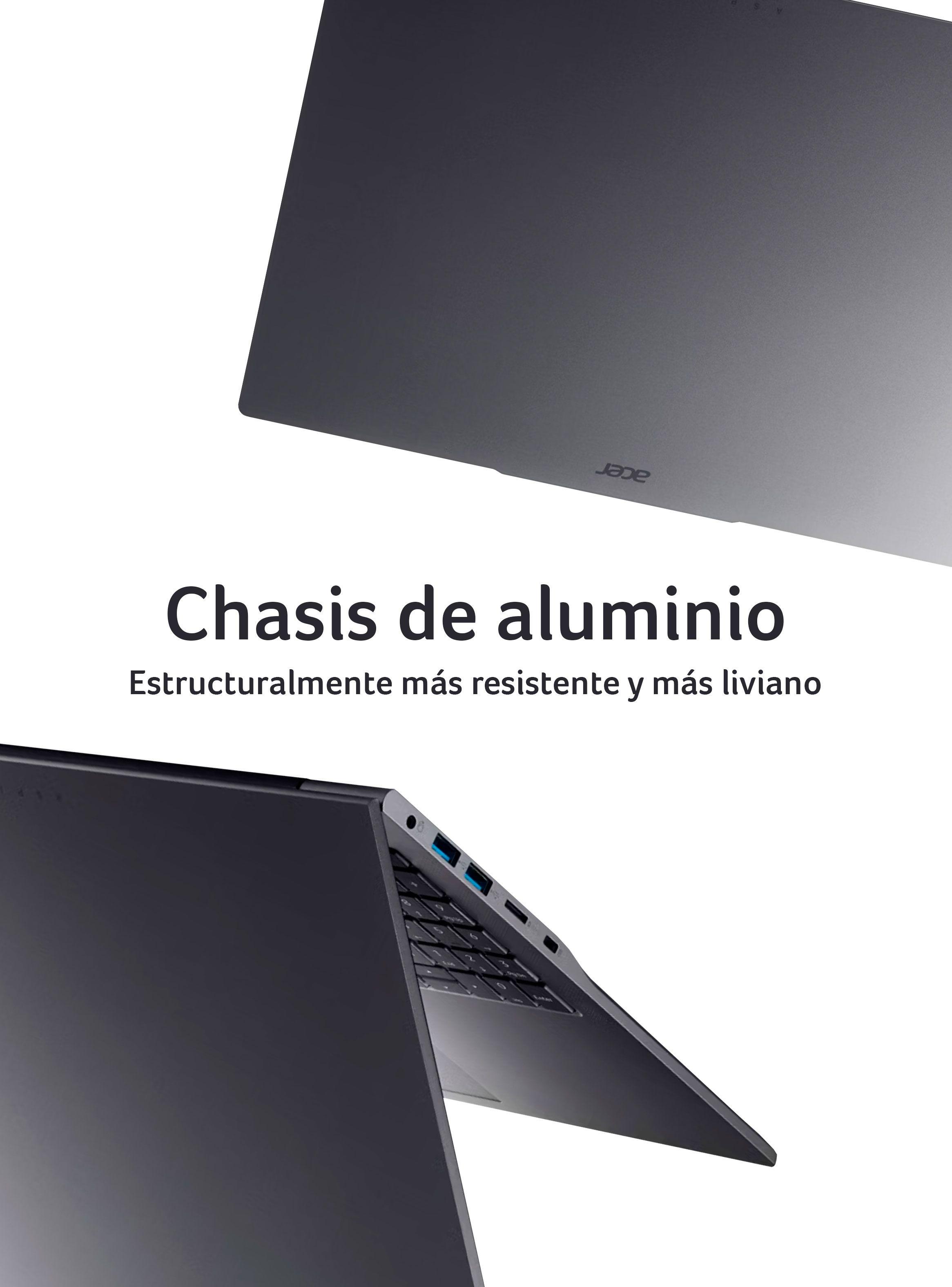 Notebook Aspire Lite AL16-51P-71WK-1 Intel Core i7 10 Núcleos 16GB RAM 512GB SSD 16" WUXGA-3