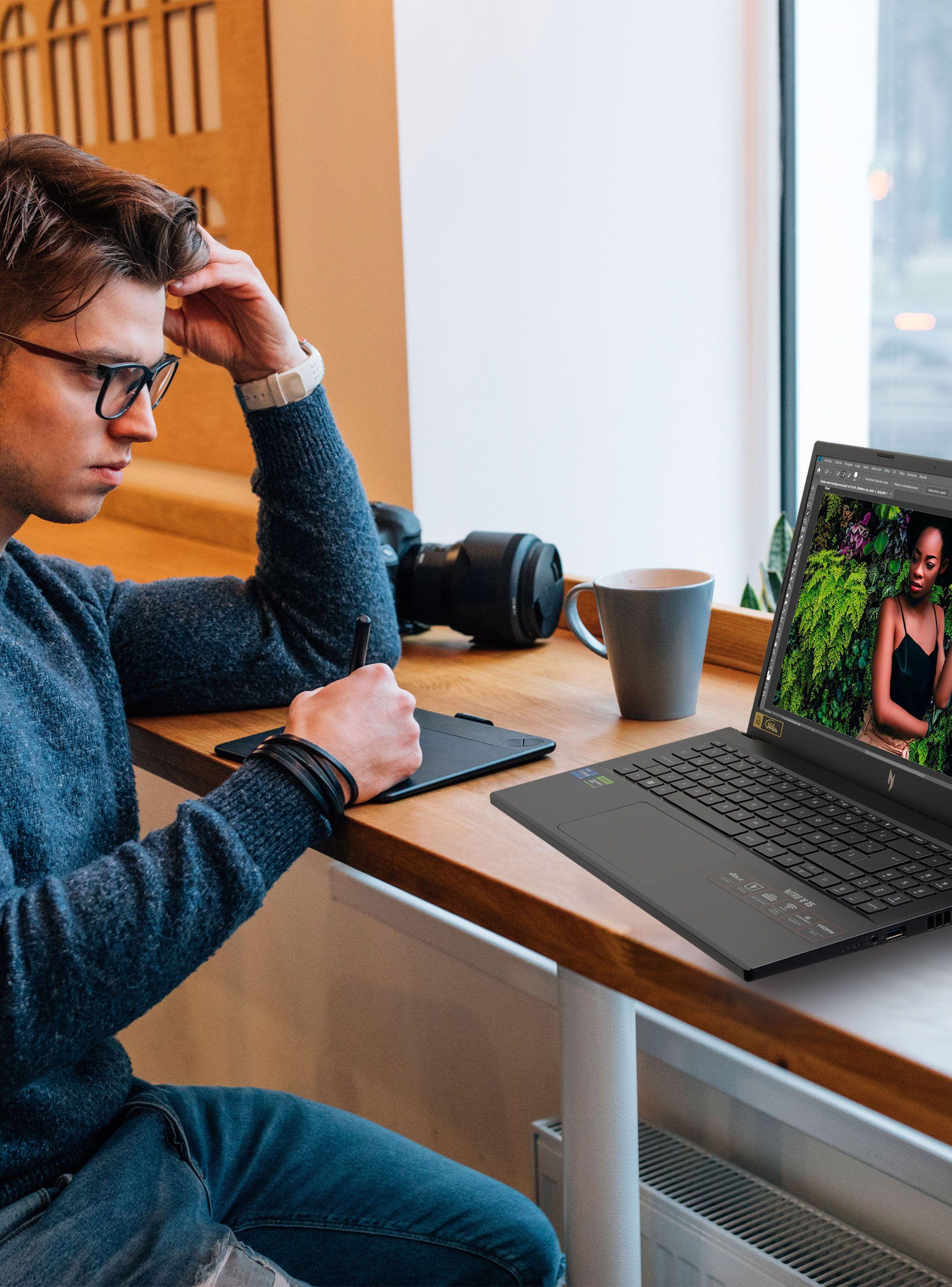 Notebook Gamer Nitro V15 ANV15-51-53TQ-1 Intel Core i5 8 Núcleos NVIDIA GeForce RTX 3050 16GB RAM 512GB SSD 15.6"-7