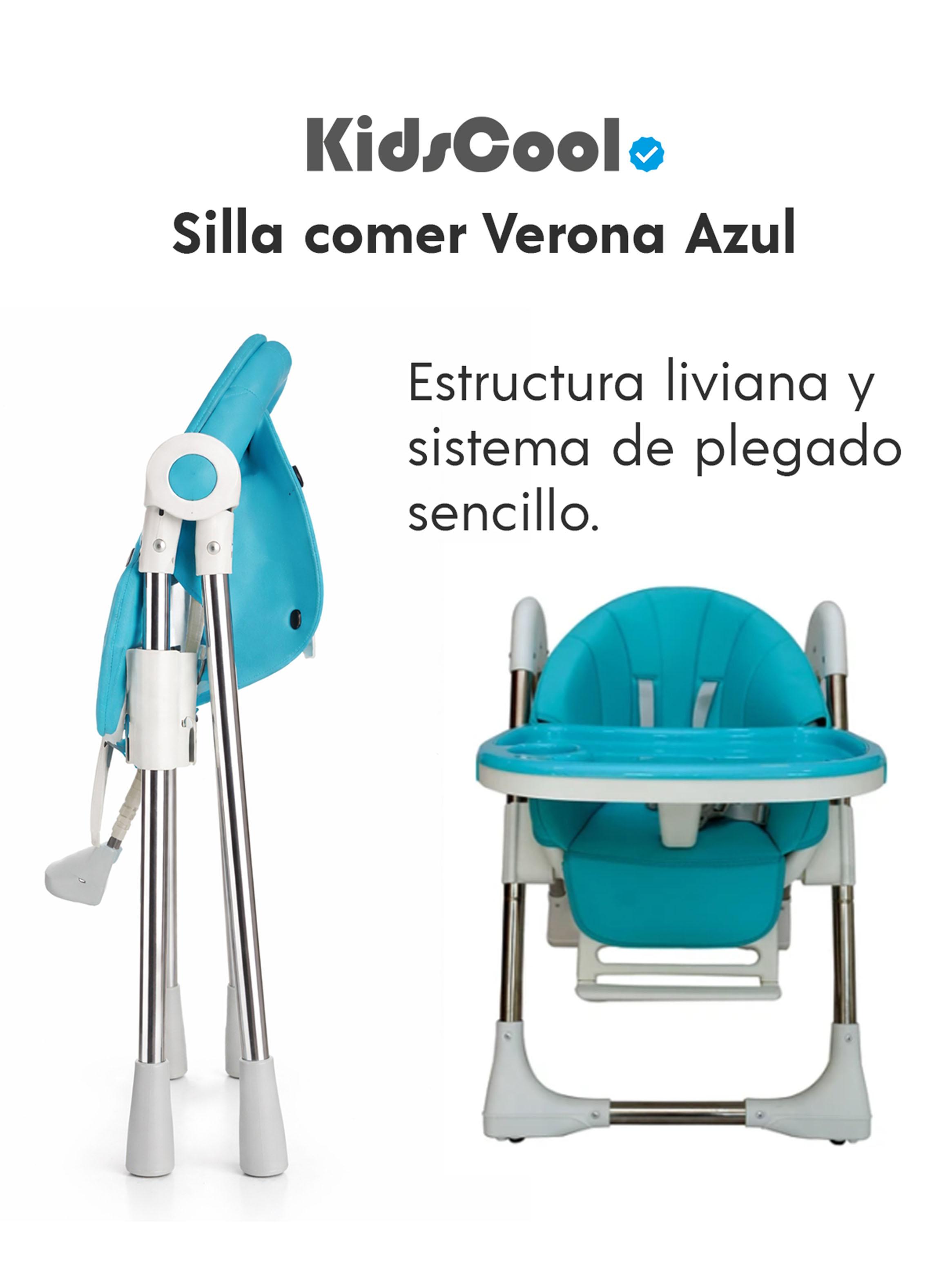 Silla Kidscool de Comer Verona Azul-4