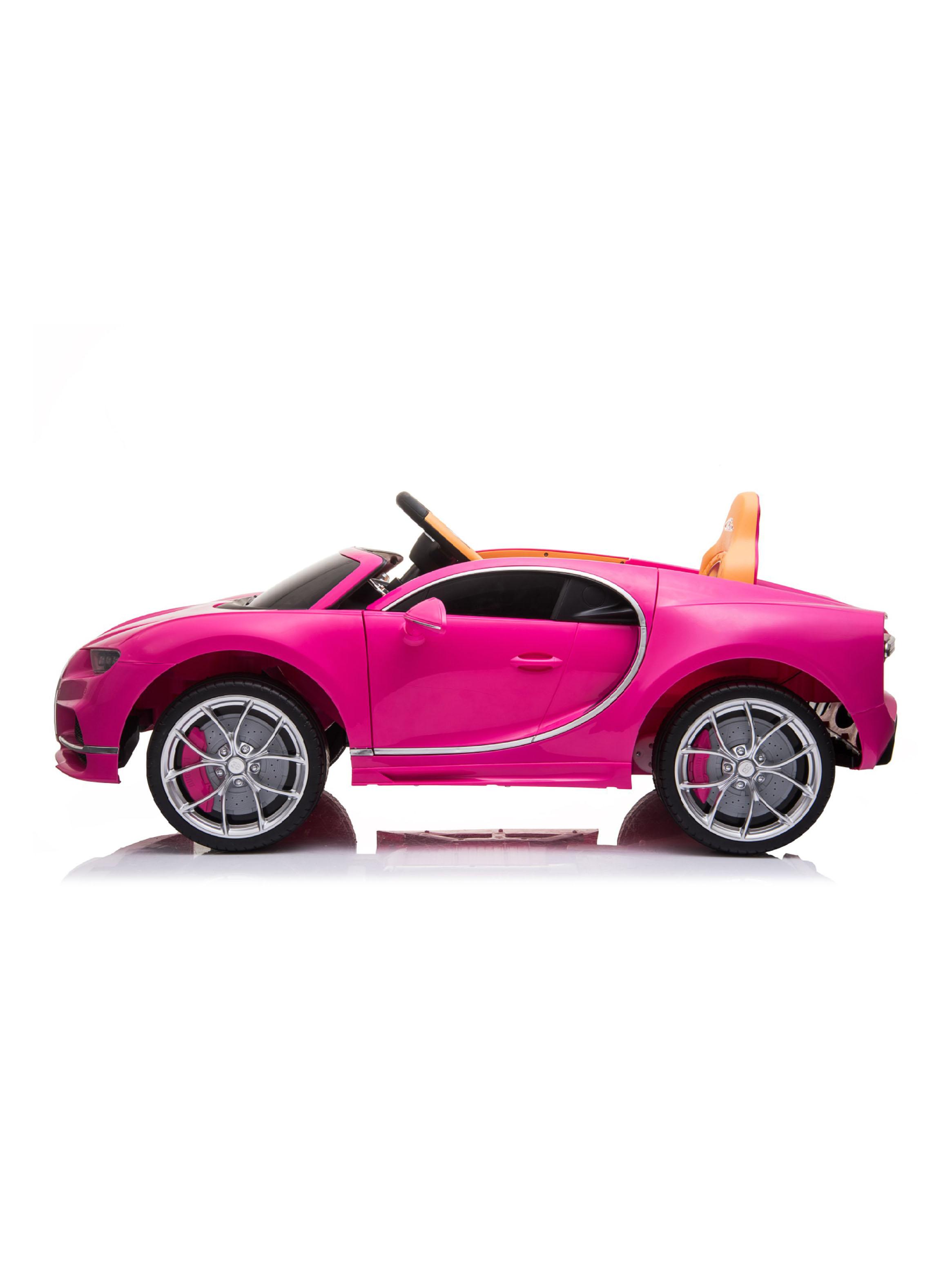Auto a Batería Bugatti 12 Volts Rosado-2