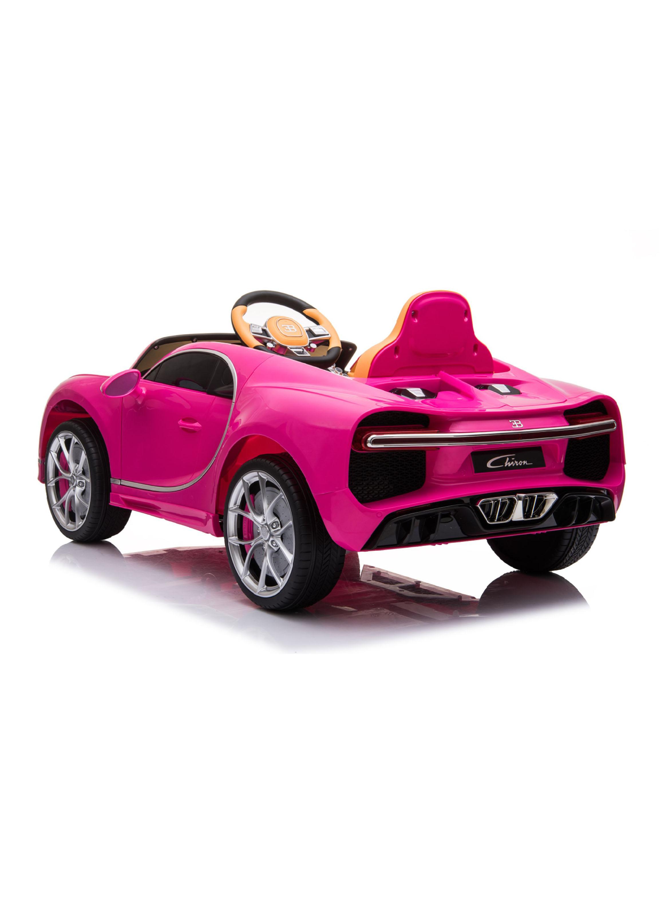 Auto a Batería Bugatti 12 Volts Rosado-3