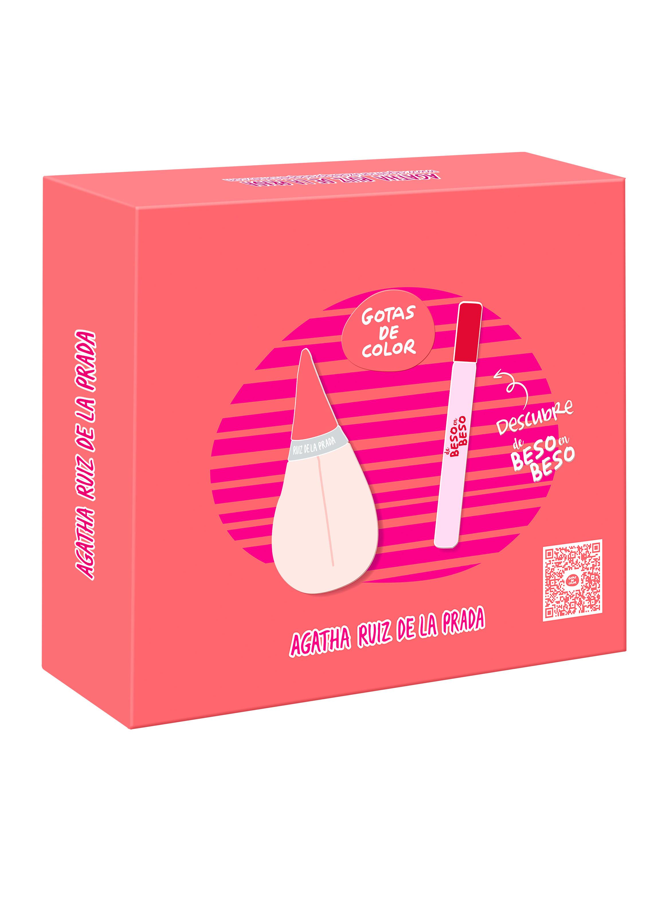 Set Perfume Gotas de Color EDT Mujer 50 ml + De Beso en Beso EDT Mujer 10 ml-1