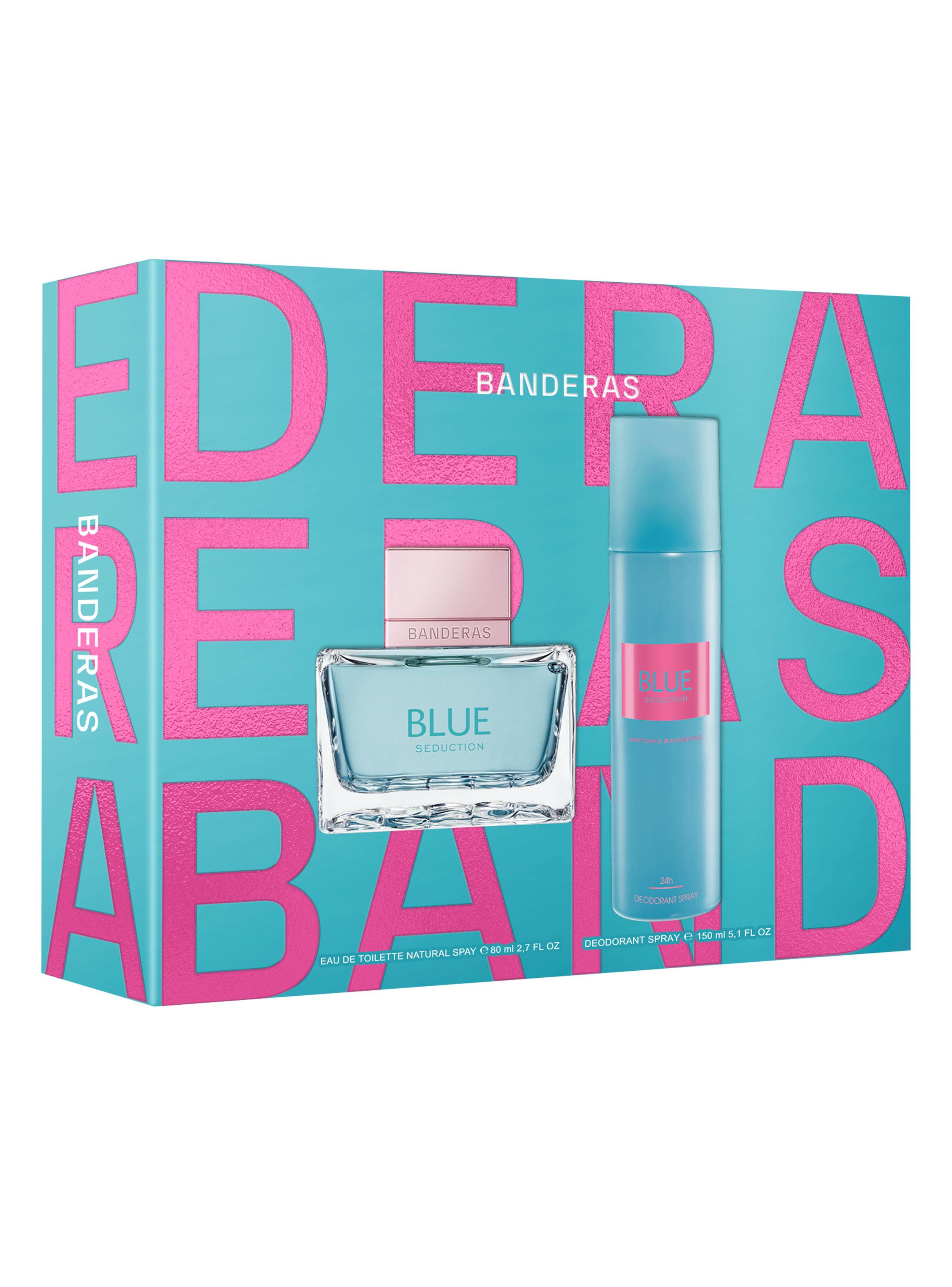 Set Perfume Blue Seduction EDT Mujer 80 ml + 24h Desodorante Spray 150 ml-2