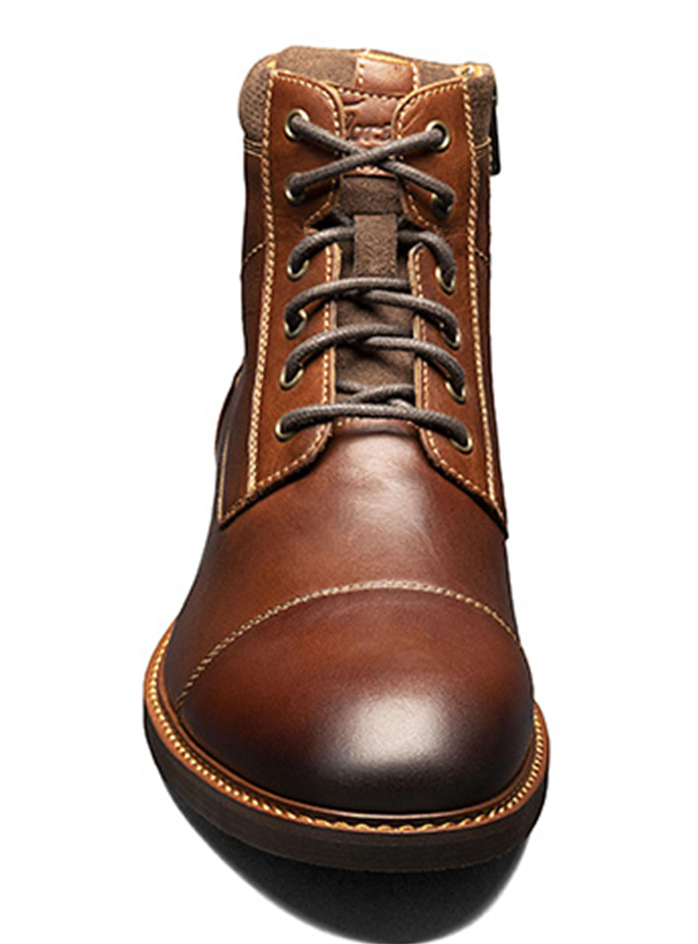 Botín Hombre Lodge Cap Toe Lace Up Boot Cuero-3