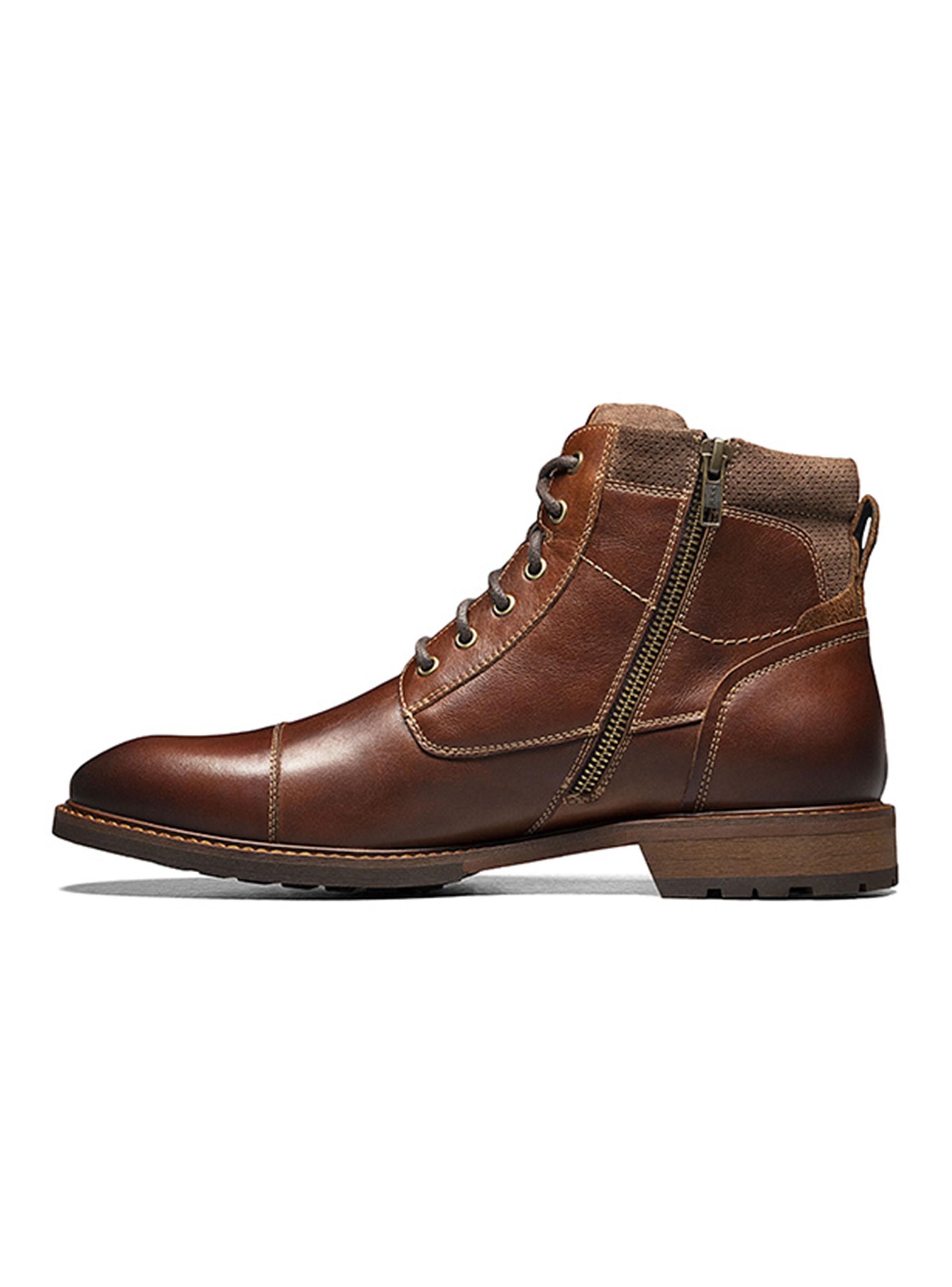 Botín Hombre Lodge Cap Toe Lace Up Boot Cuero-2