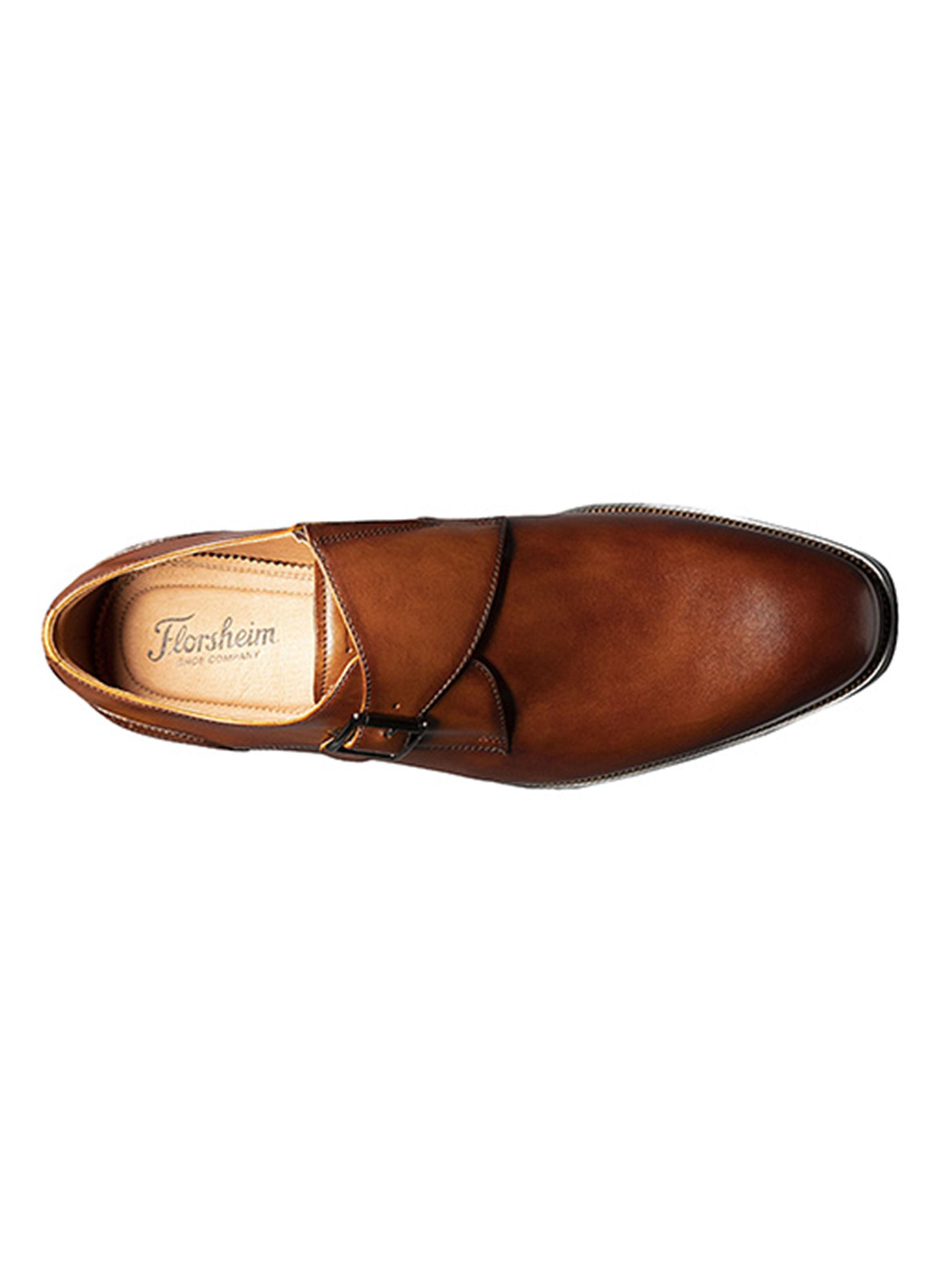 Zapato Formal Cognac Sorrento Plain Toe Single Cuero Hombre-5
