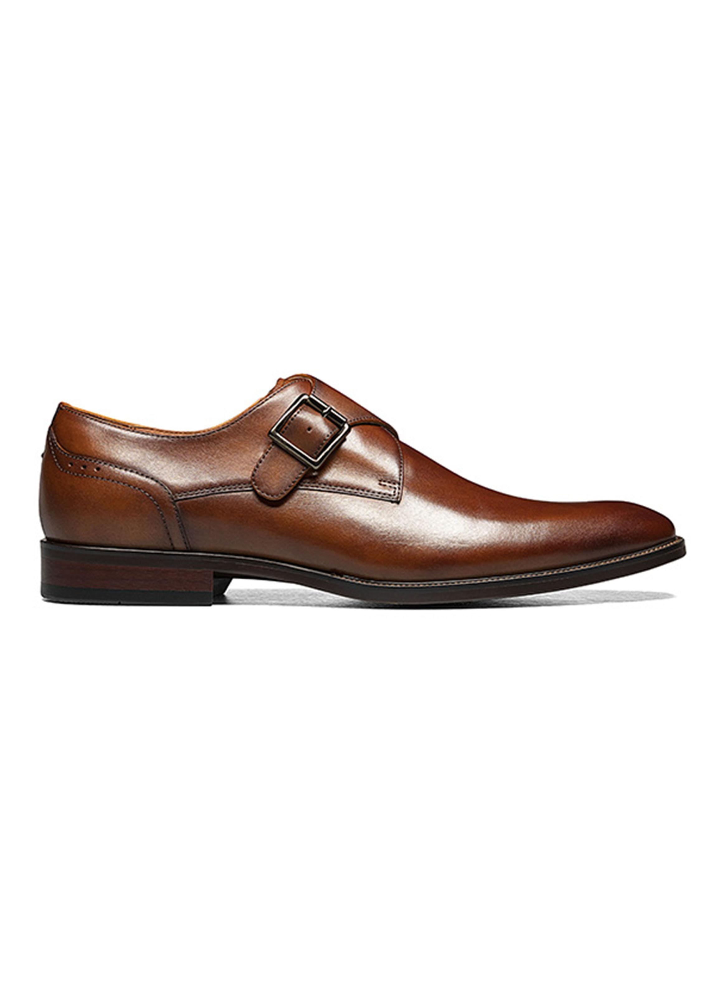 Zapato Formal Cognac Sorrento Plain Toe Single Cuero Hombre-0