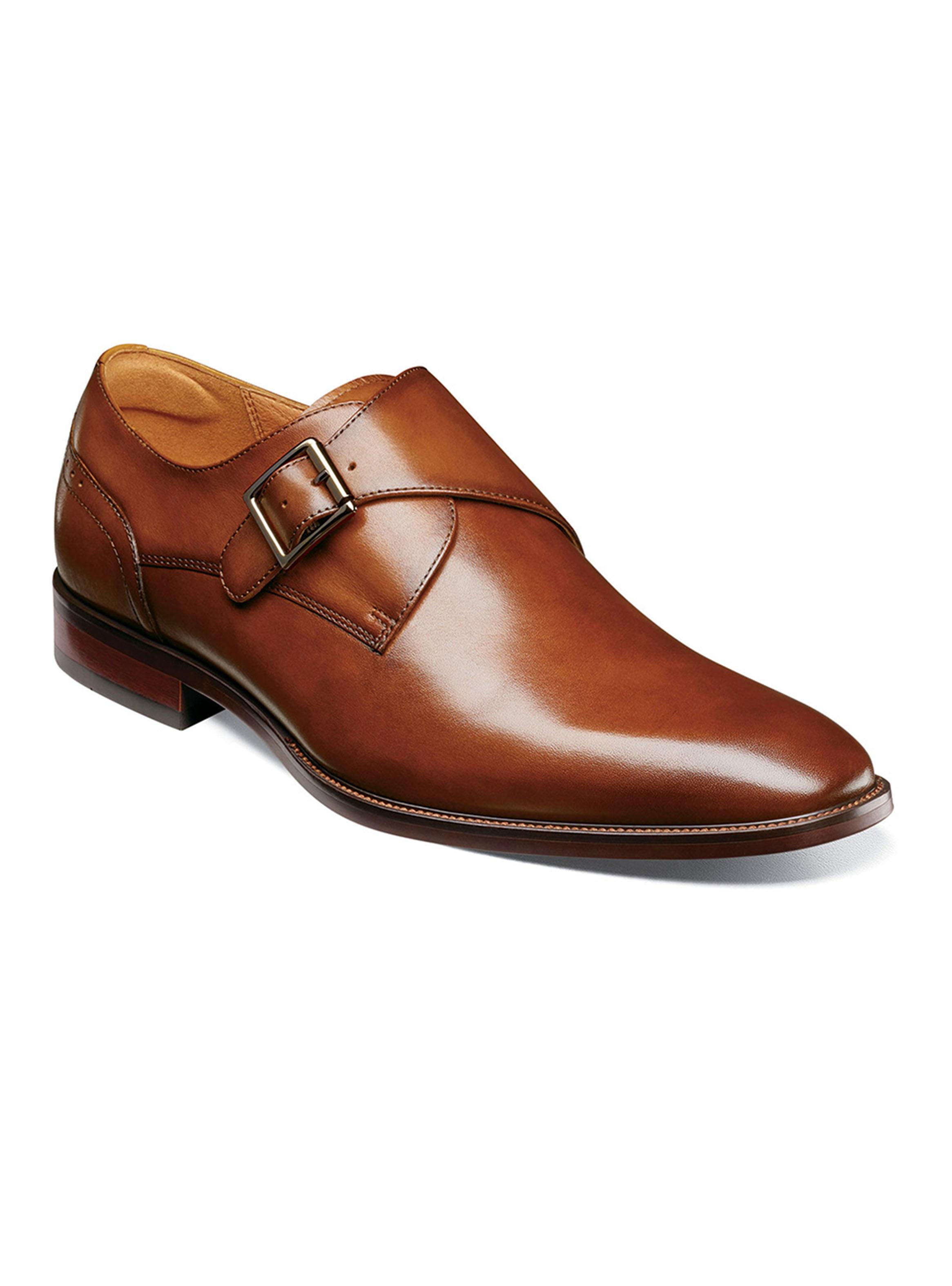 Zapato Formal Cognac Sorrento Plain Toe Single Cuero Hombre-1