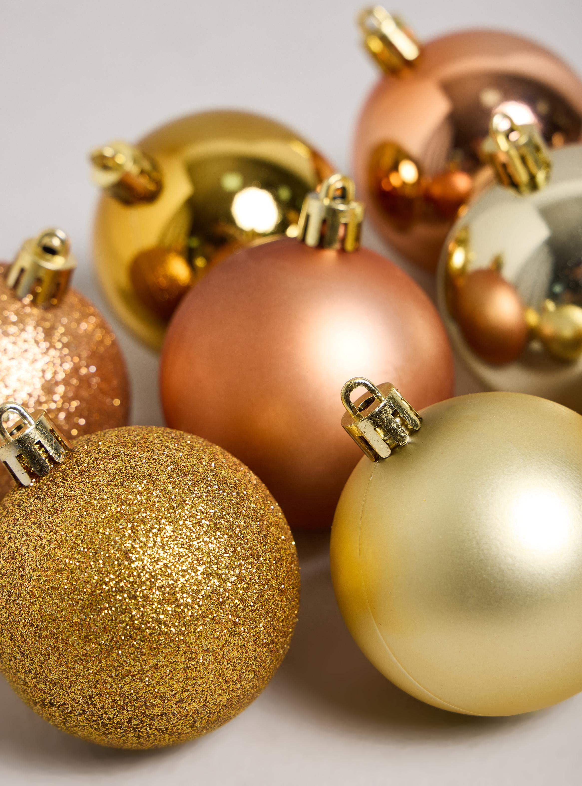 Set de 30 Esferas Navidad Mixto 5-1