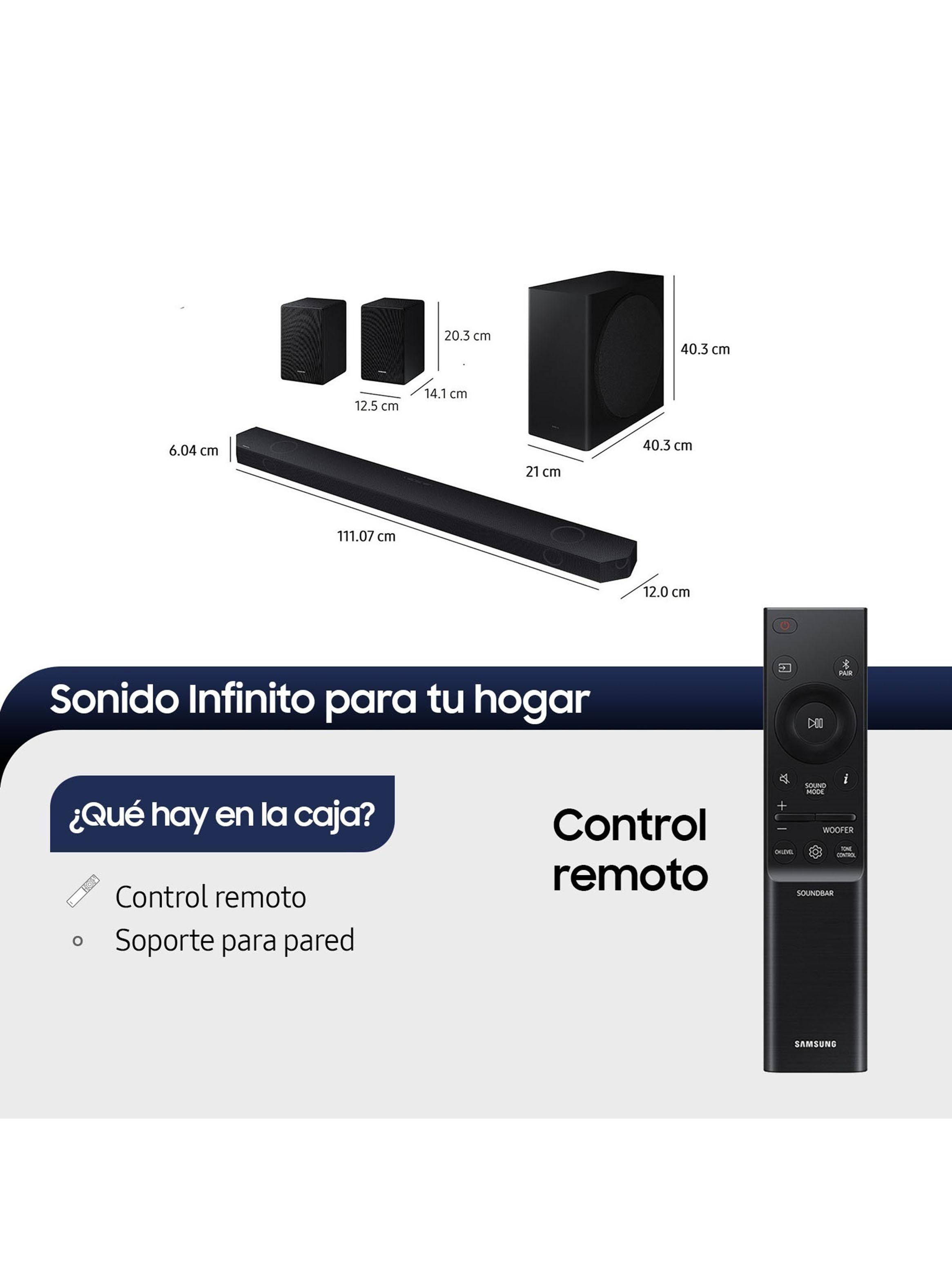 Soundbar HW-Q800D 7.1.4 Ch + Parl. Surround 2024-1
