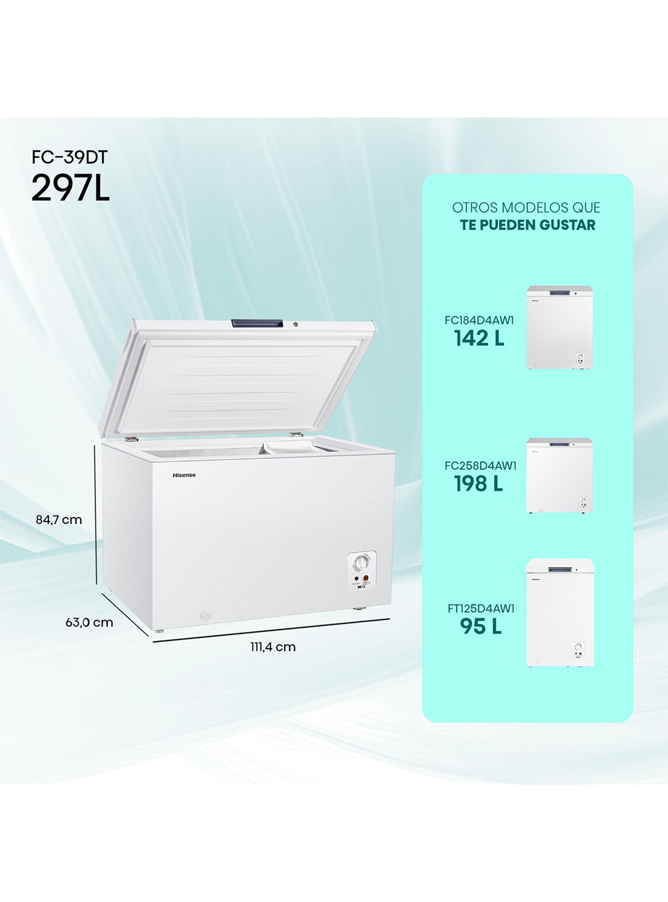 Freezer Horizontal Frío Directo 297 Litros FC-39DT Blanco-1