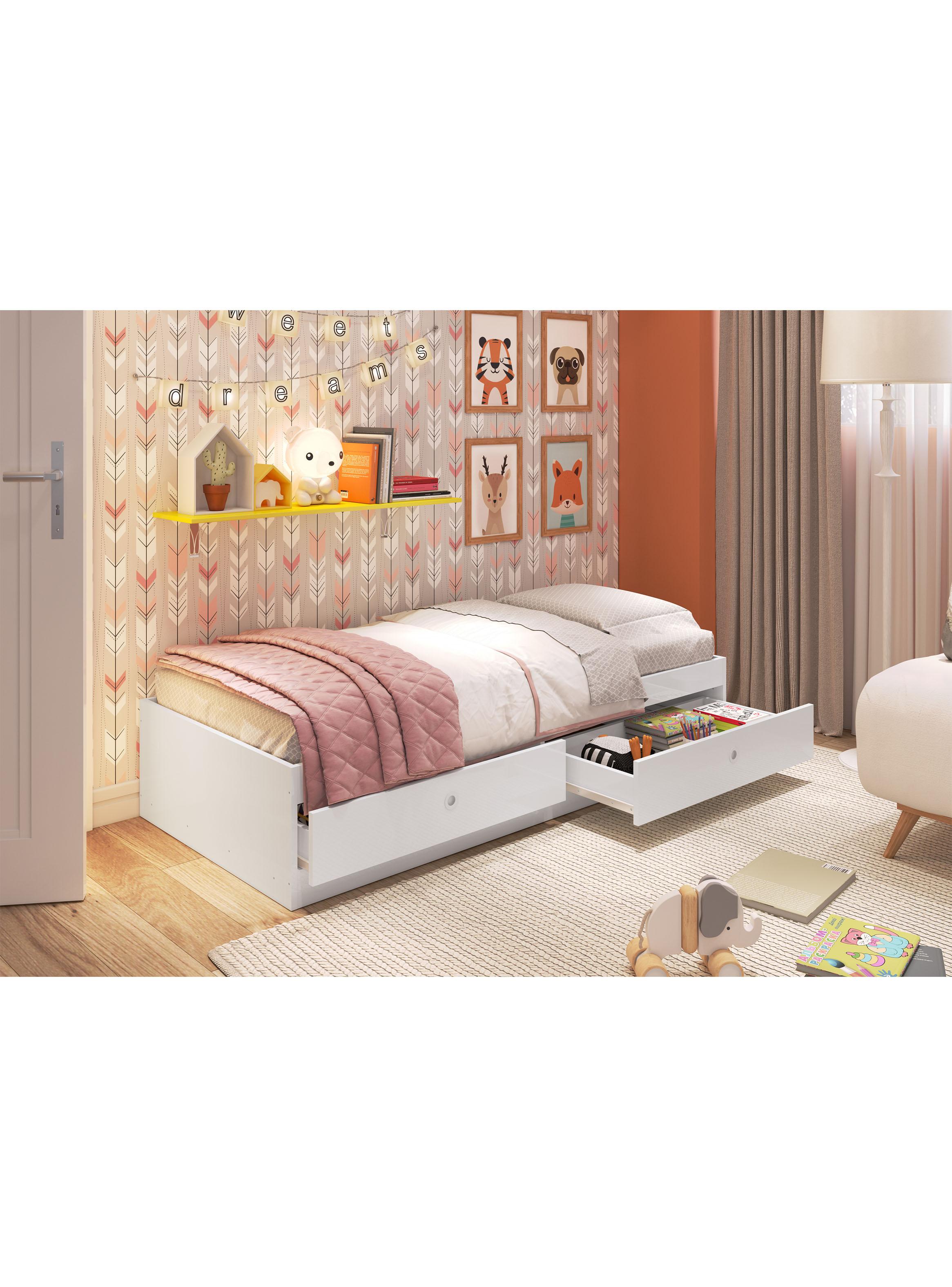 Cama Infantil Cariño Blanca-5