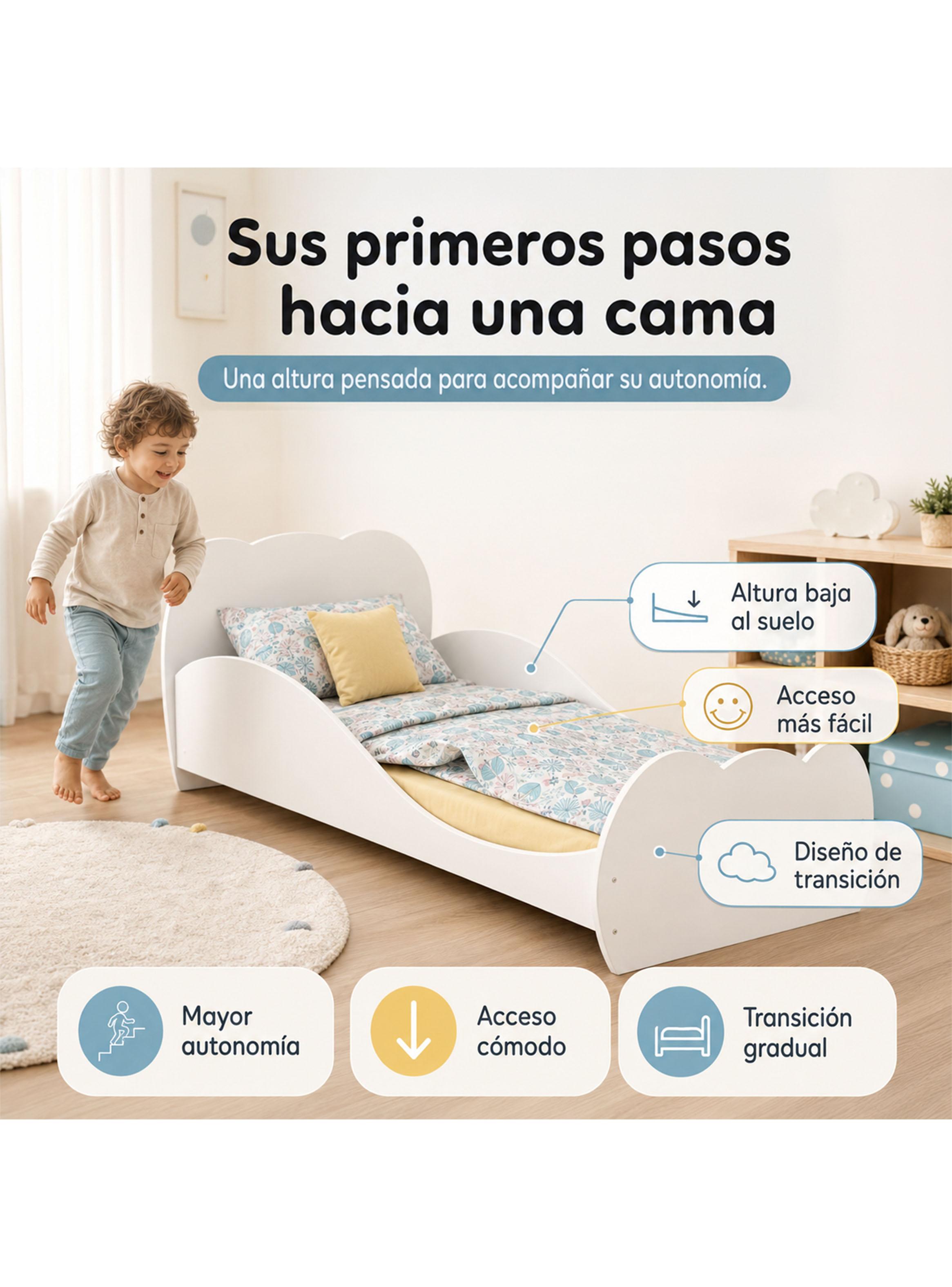 Mini Cama Nube Blanca Premium-4