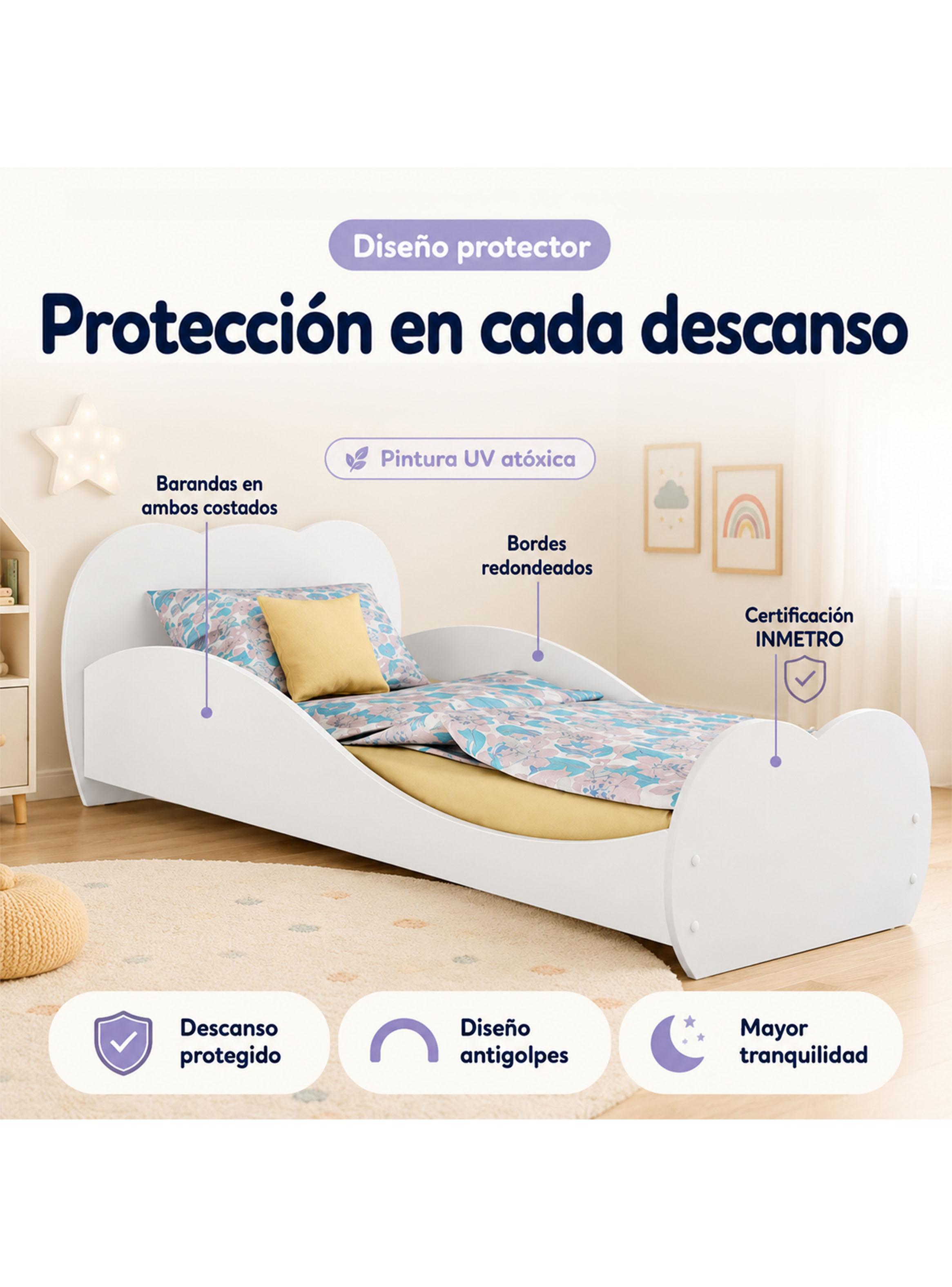 Mini Cama Nube Blanca Premium-3