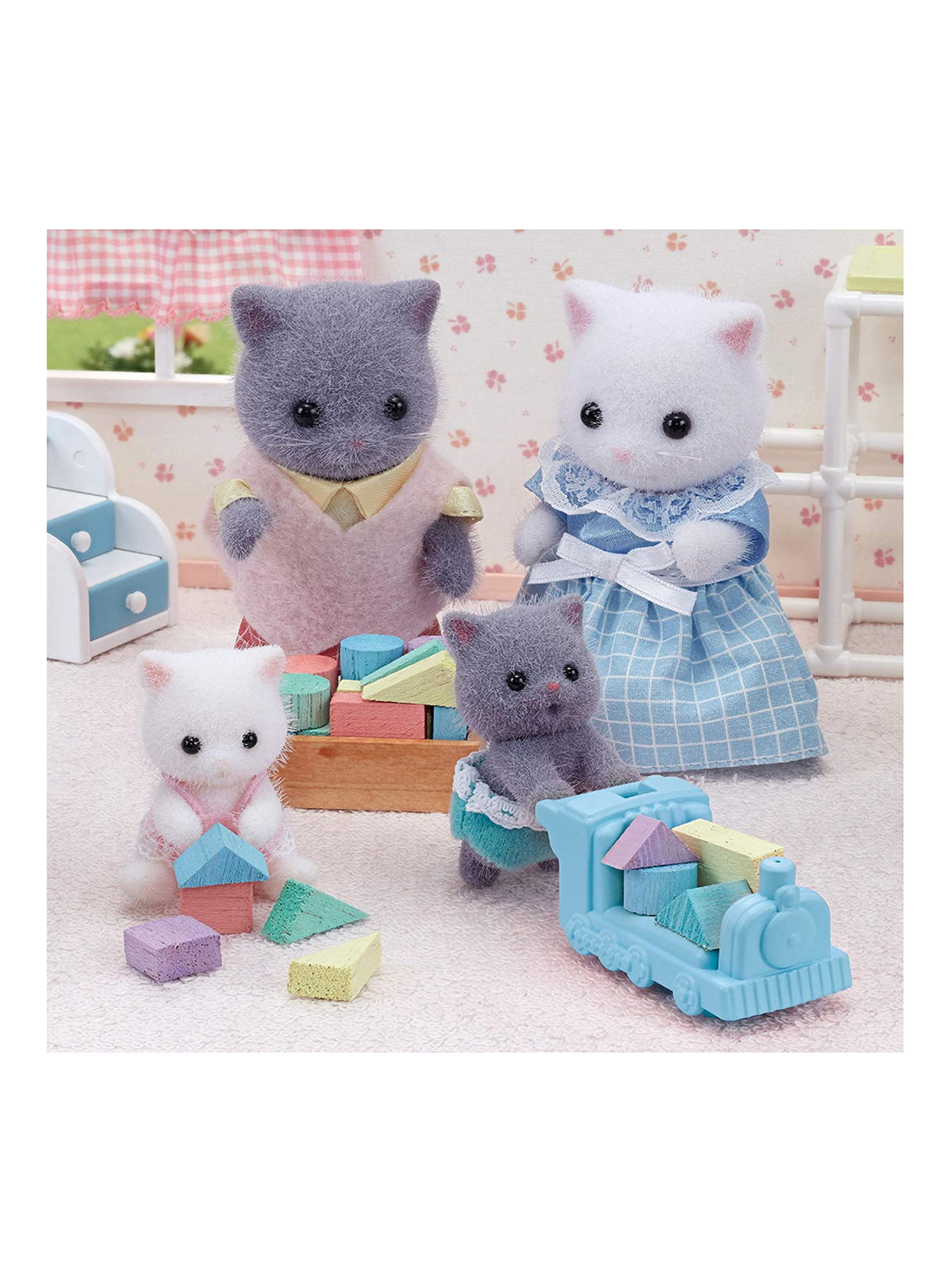 Figuras de Colección Mellizos Gato Persa-3
