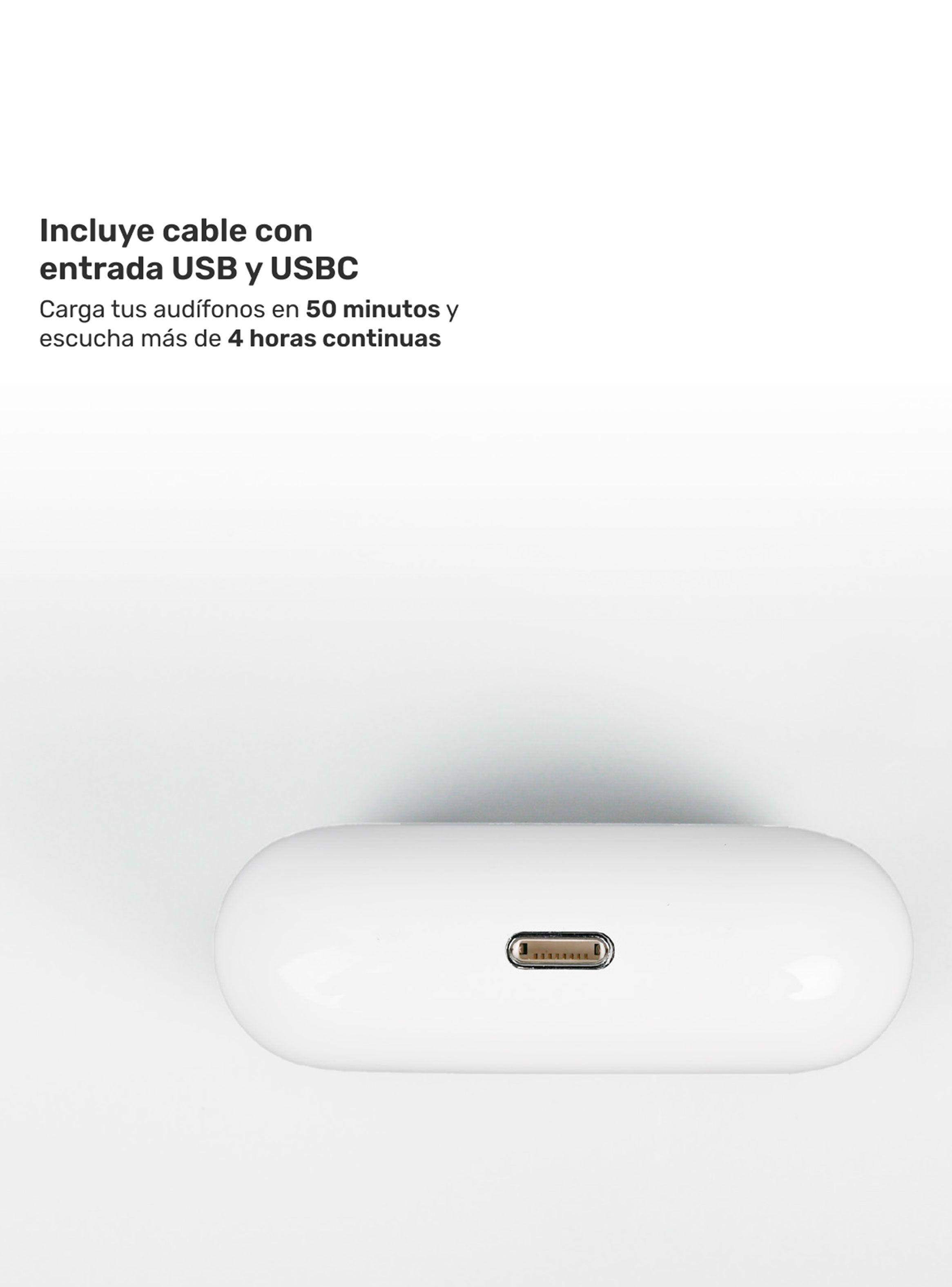 Audífonos Bluetooth Inalámbrico RM7 Pro Blanco-3