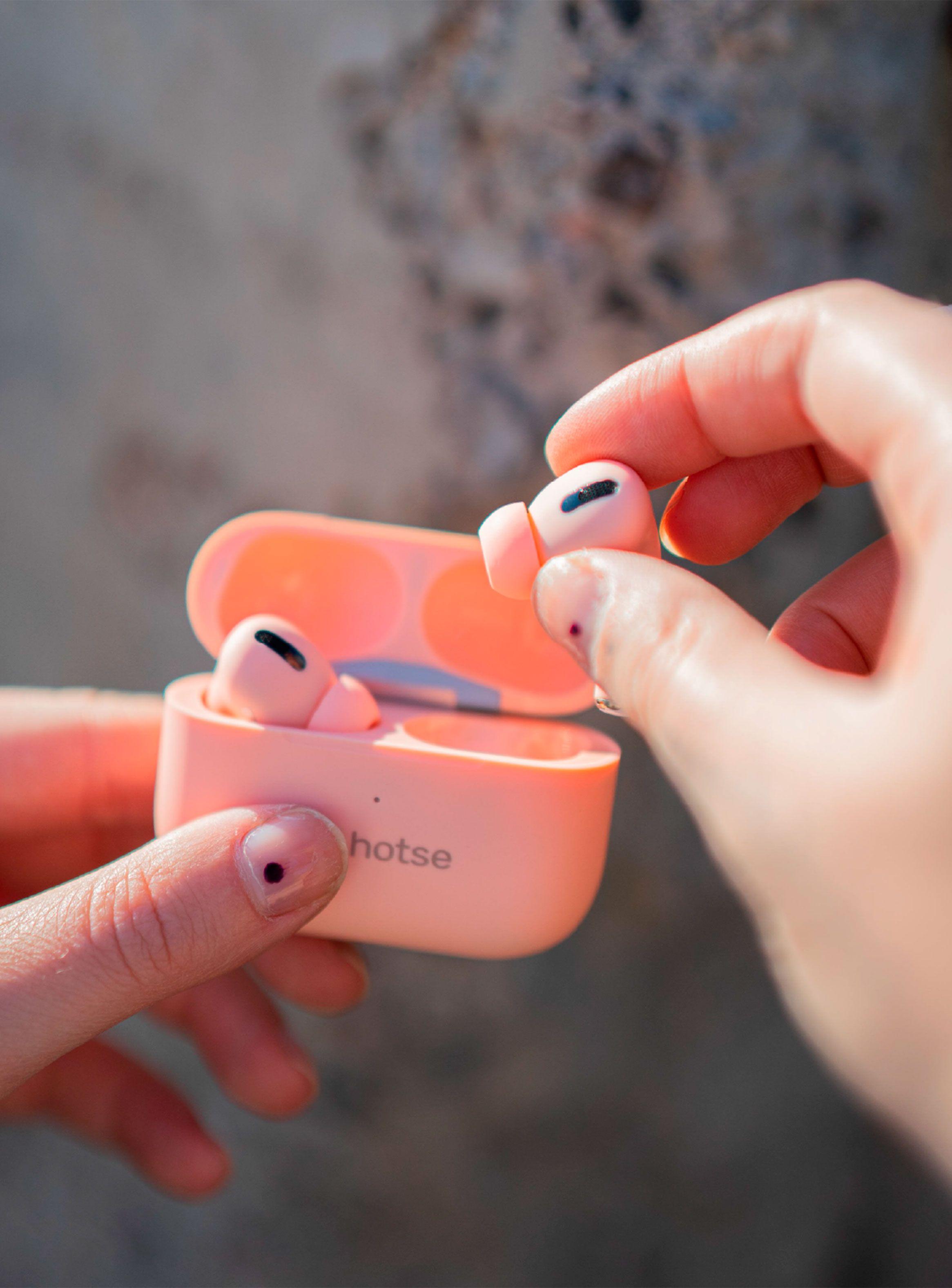 Audífonos Bluetooth Inalámbrico RM7 Pro Rosado-6