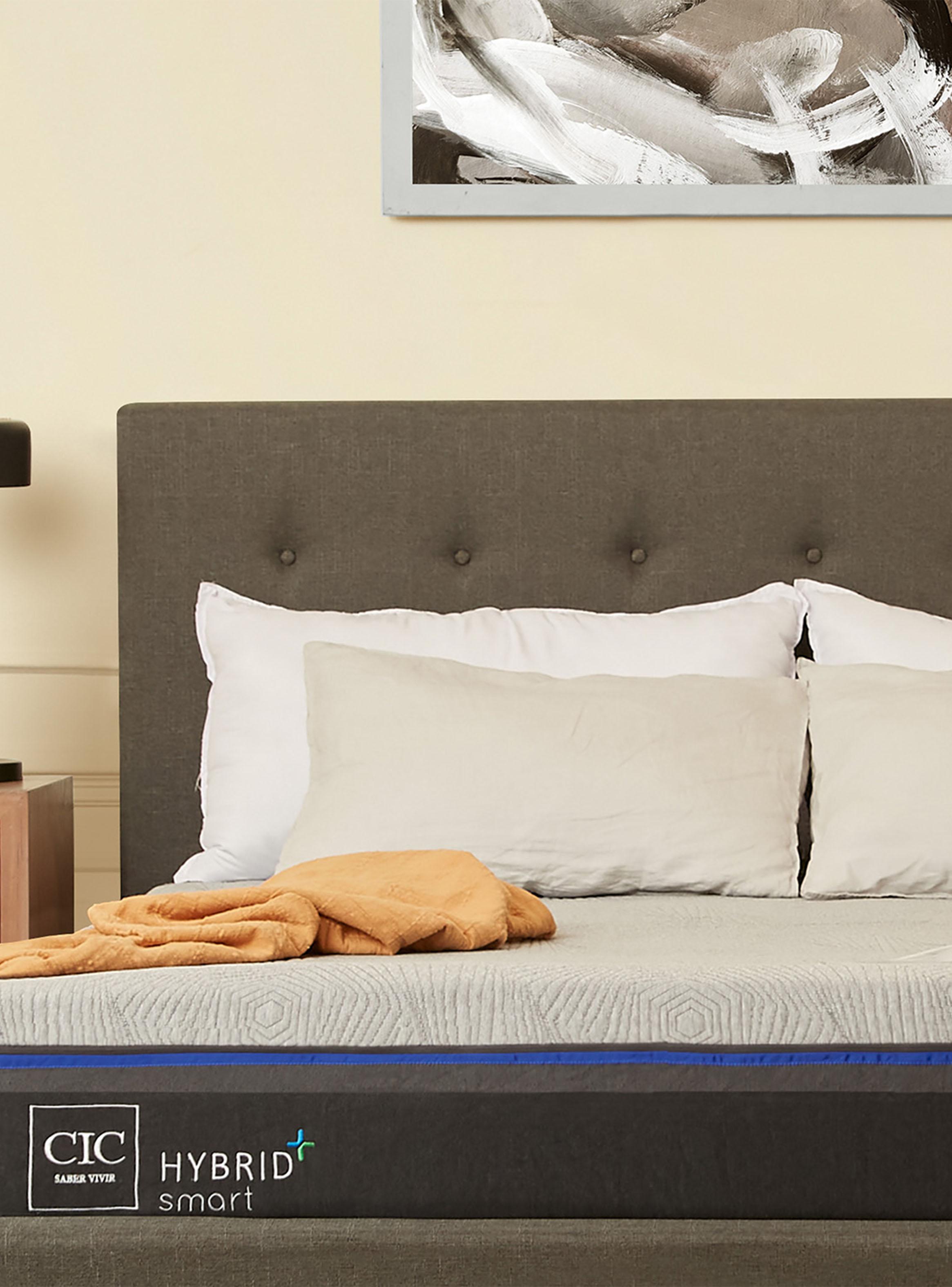 Cama Europea Hybrid Plus Base Dividida 2 Plazas-4