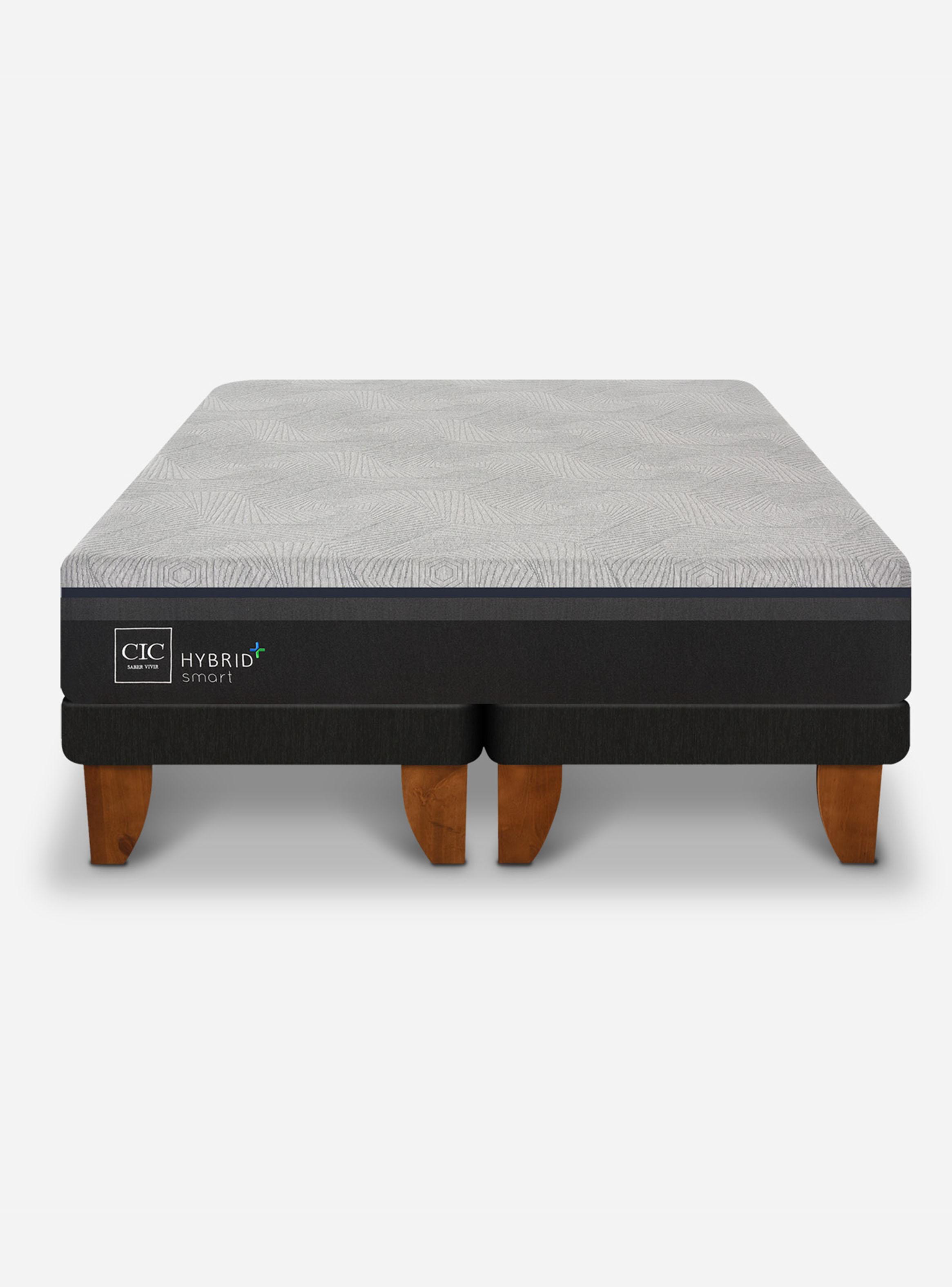 Cama Europea Hybrid Plus Base Dividida 2 Plazas-2