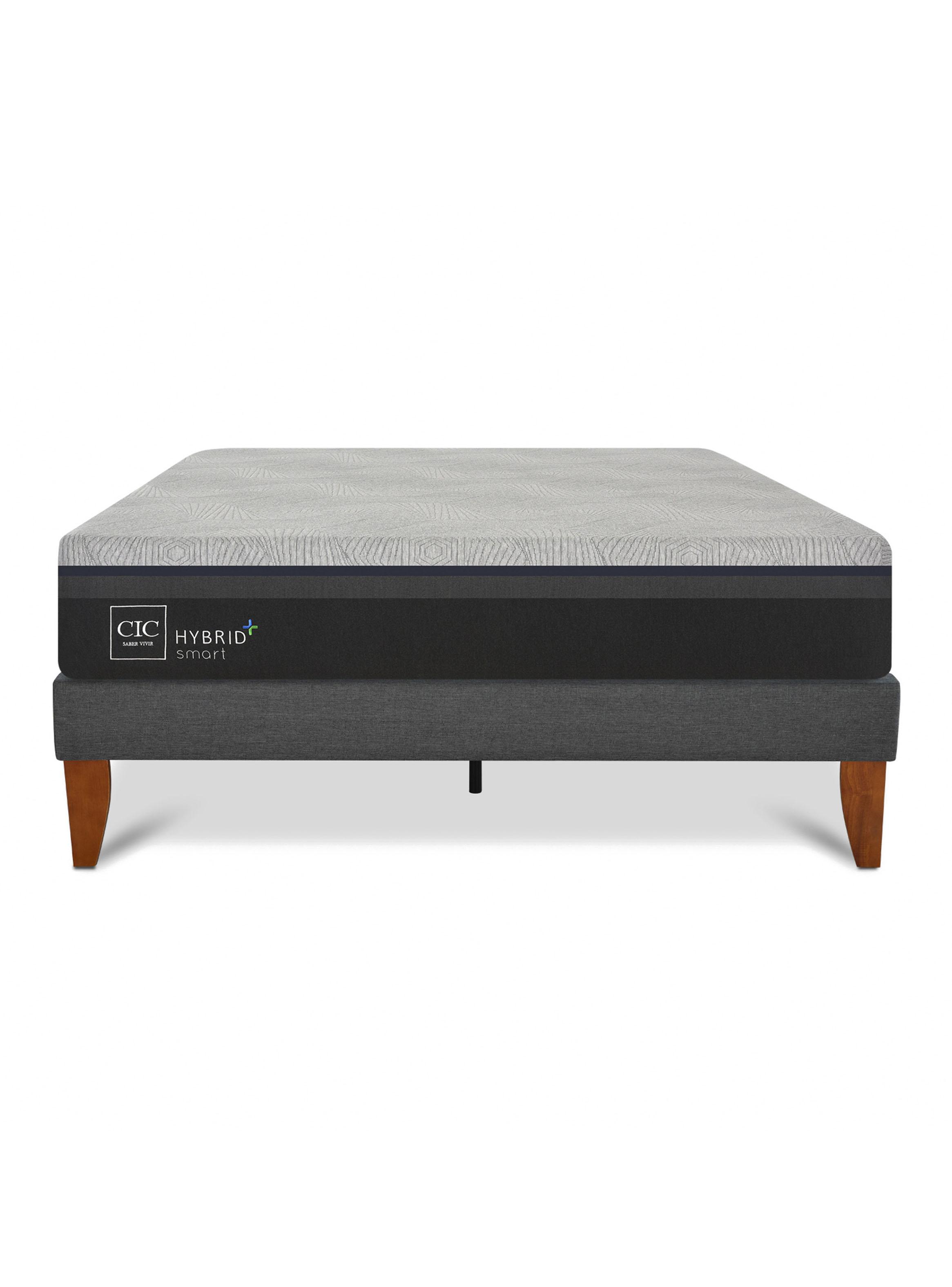 Cama Europea Box Hybrid Plus 2 Plazas Base Normal-2