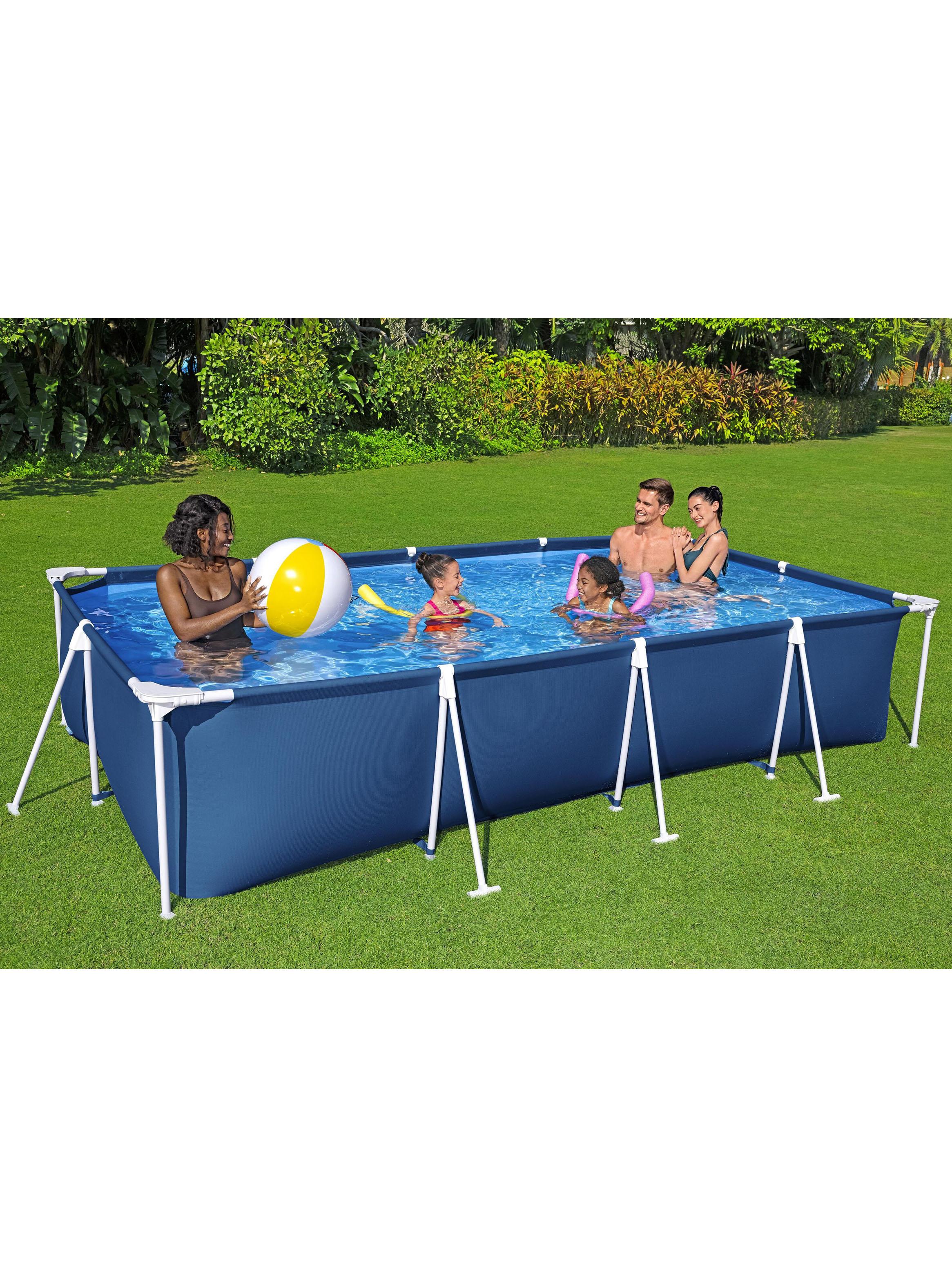 Piscina Desmontable Rectangular Steel Pro 4 x 2.11 x 0.81 m-3