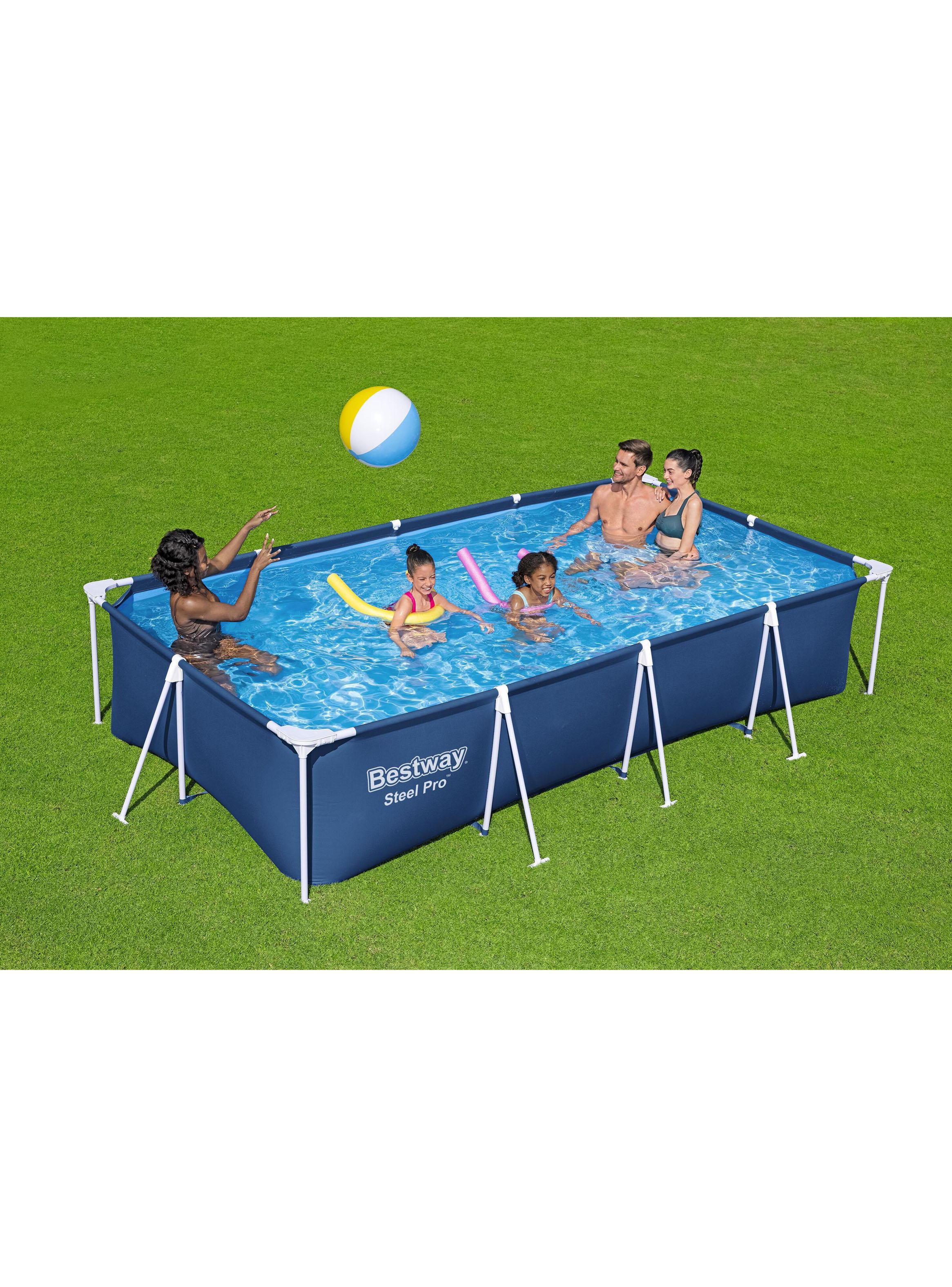 Piscina Desmontable Rectangular Steel Pro 4 x 2.11 x 0.81 m-4