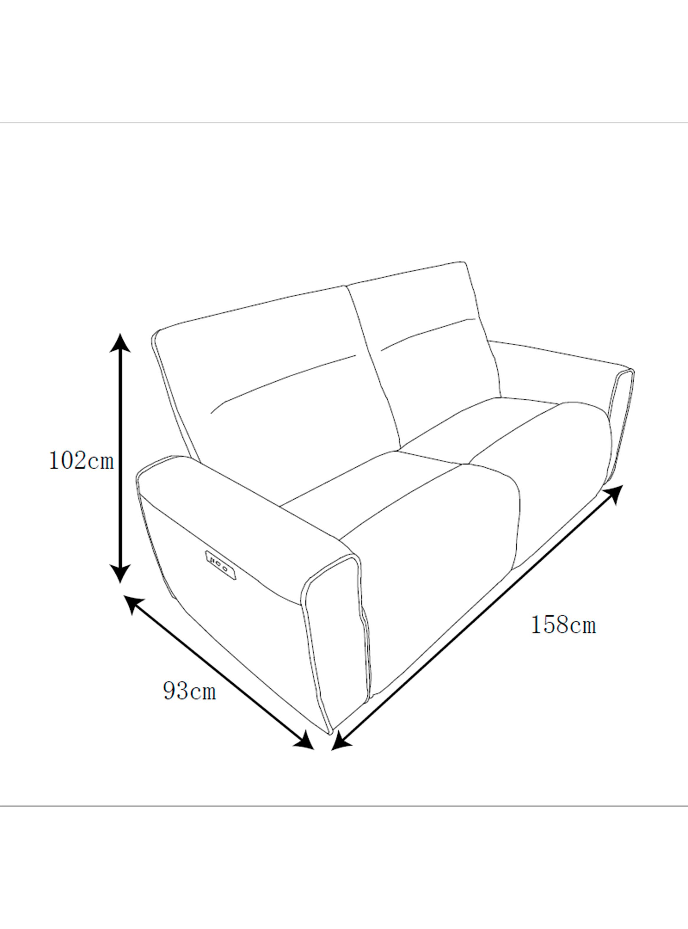Reclinable Duke 2 Cuerpos Eléctrico-3