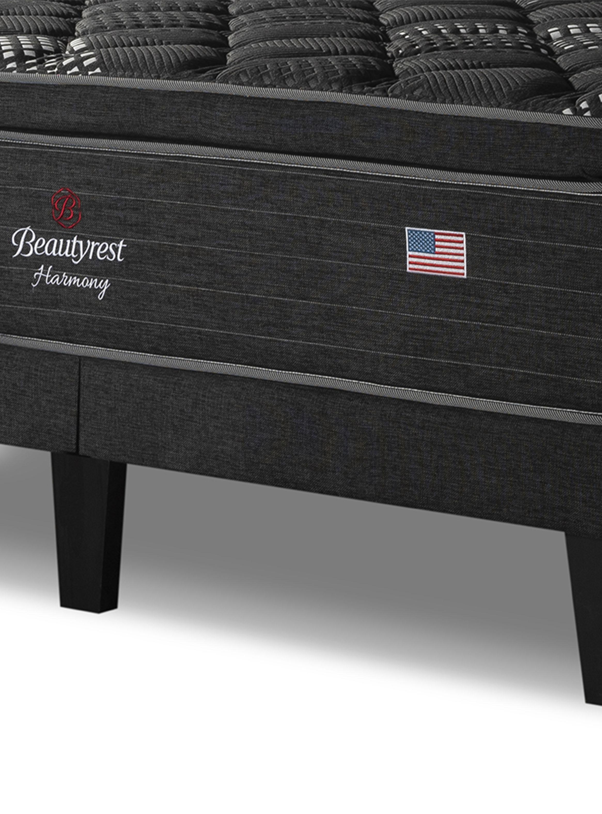 Cama Europea Harmony 2 Plazas + Respaldo Tignes Marengo-4