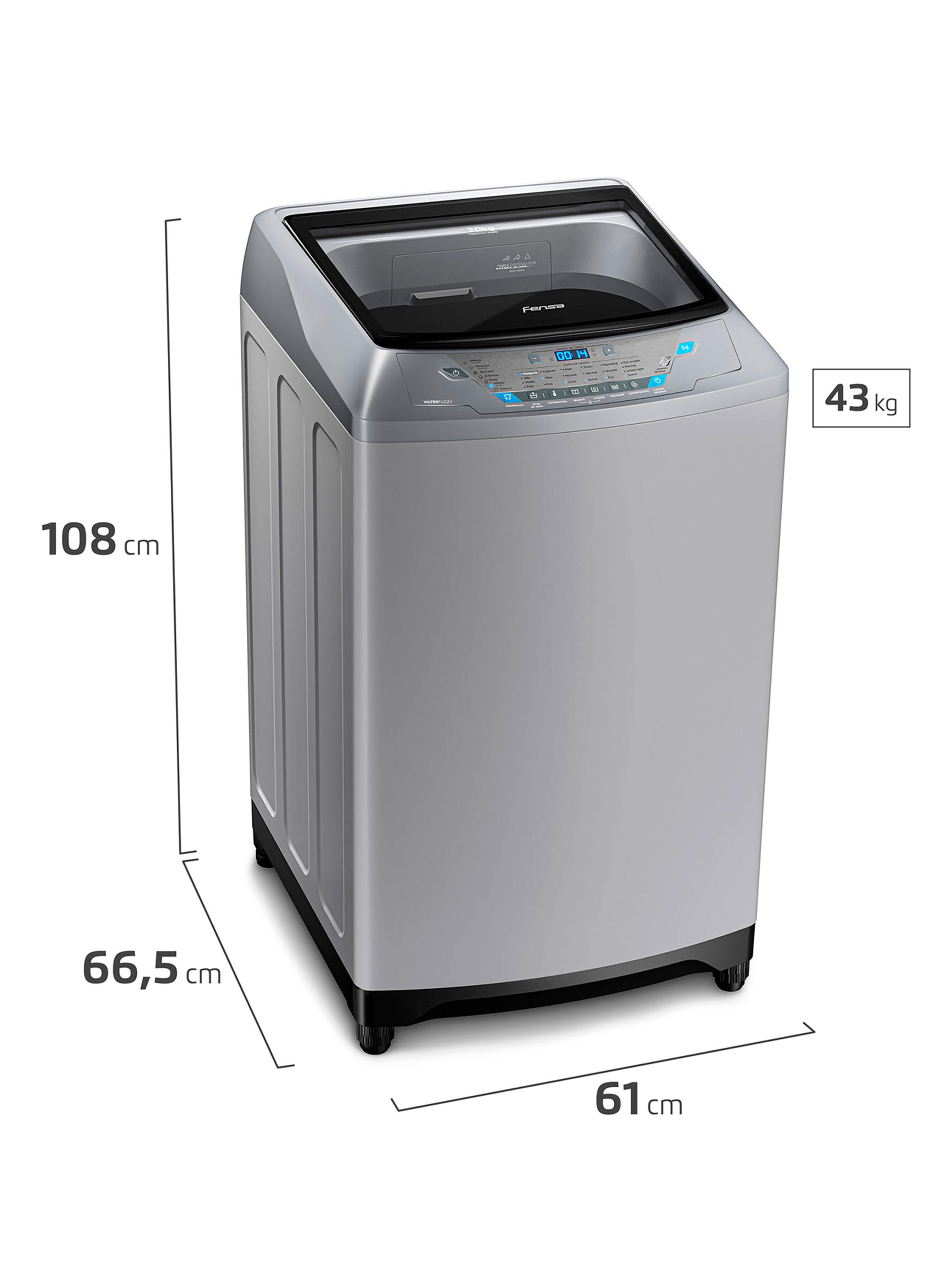 Lavadora Carga Superior 20 Kg Premium Care 20 SZ Silver-2