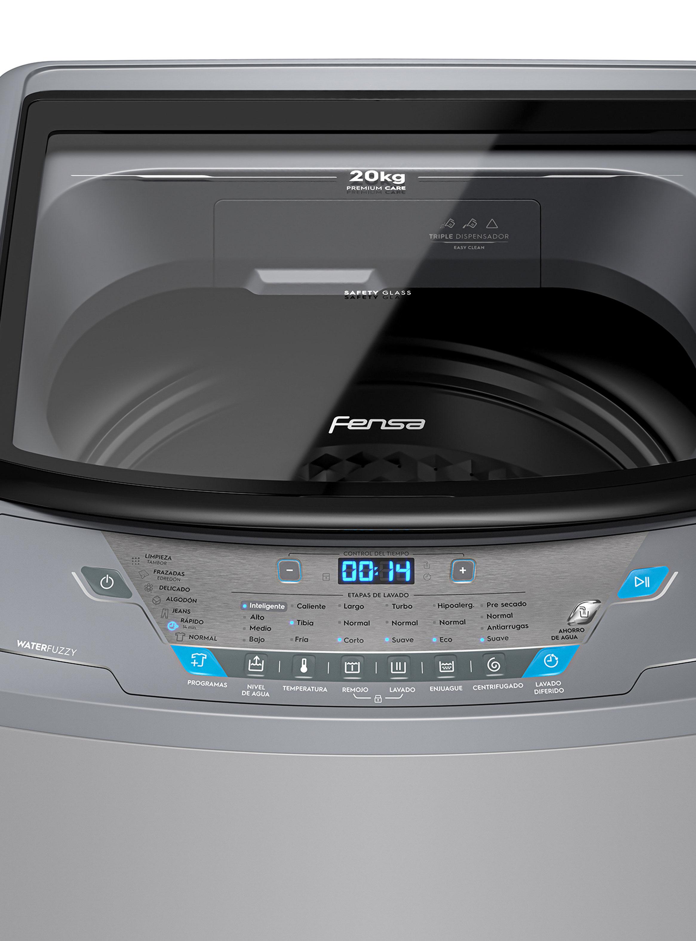 Lavadora Carga Superior 20 Kg Premium Care 20 SZ Silver-4