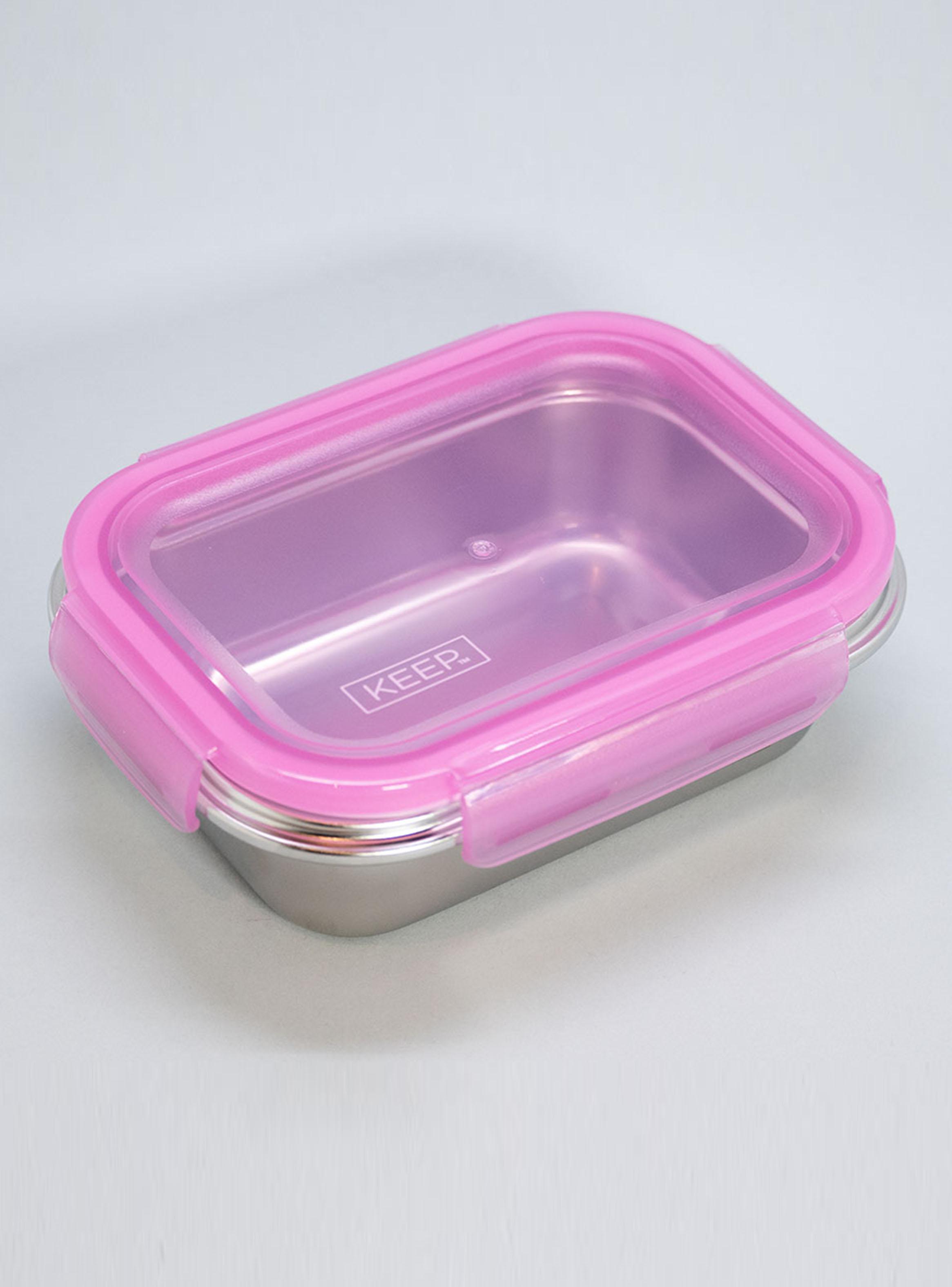 Hermético Metálico 650 ml Rosado-2