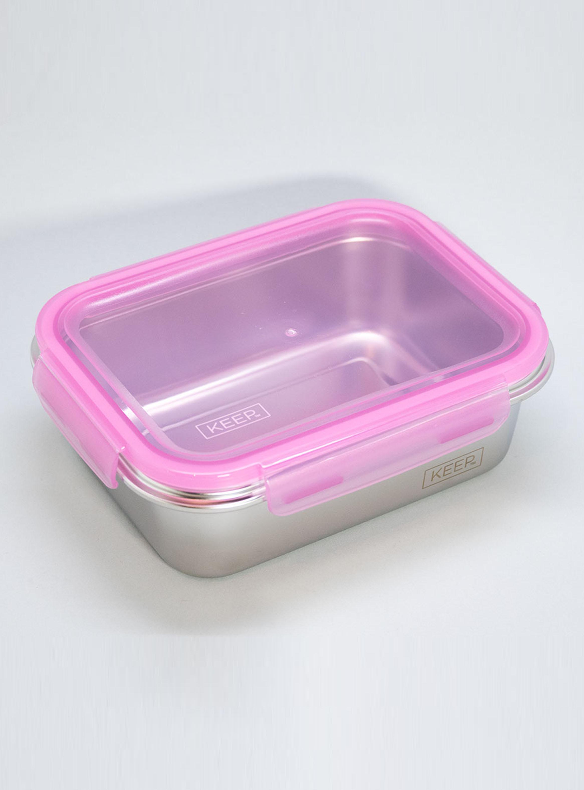 Hermético Metálico 1300 ml Rosado-2