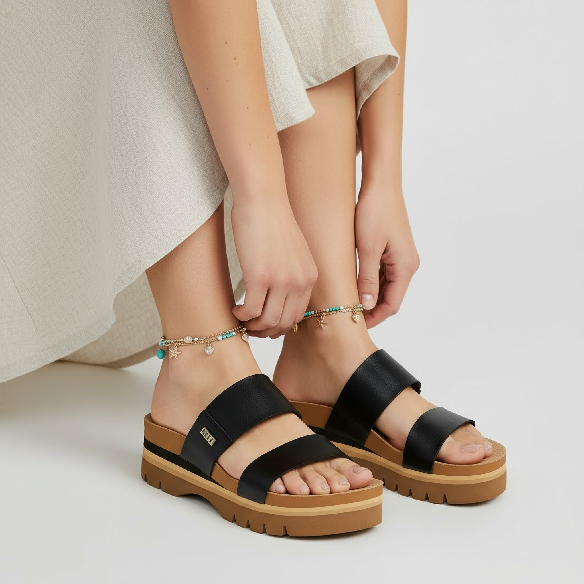 Sandalia Cushion Mujer Vista Higher-0