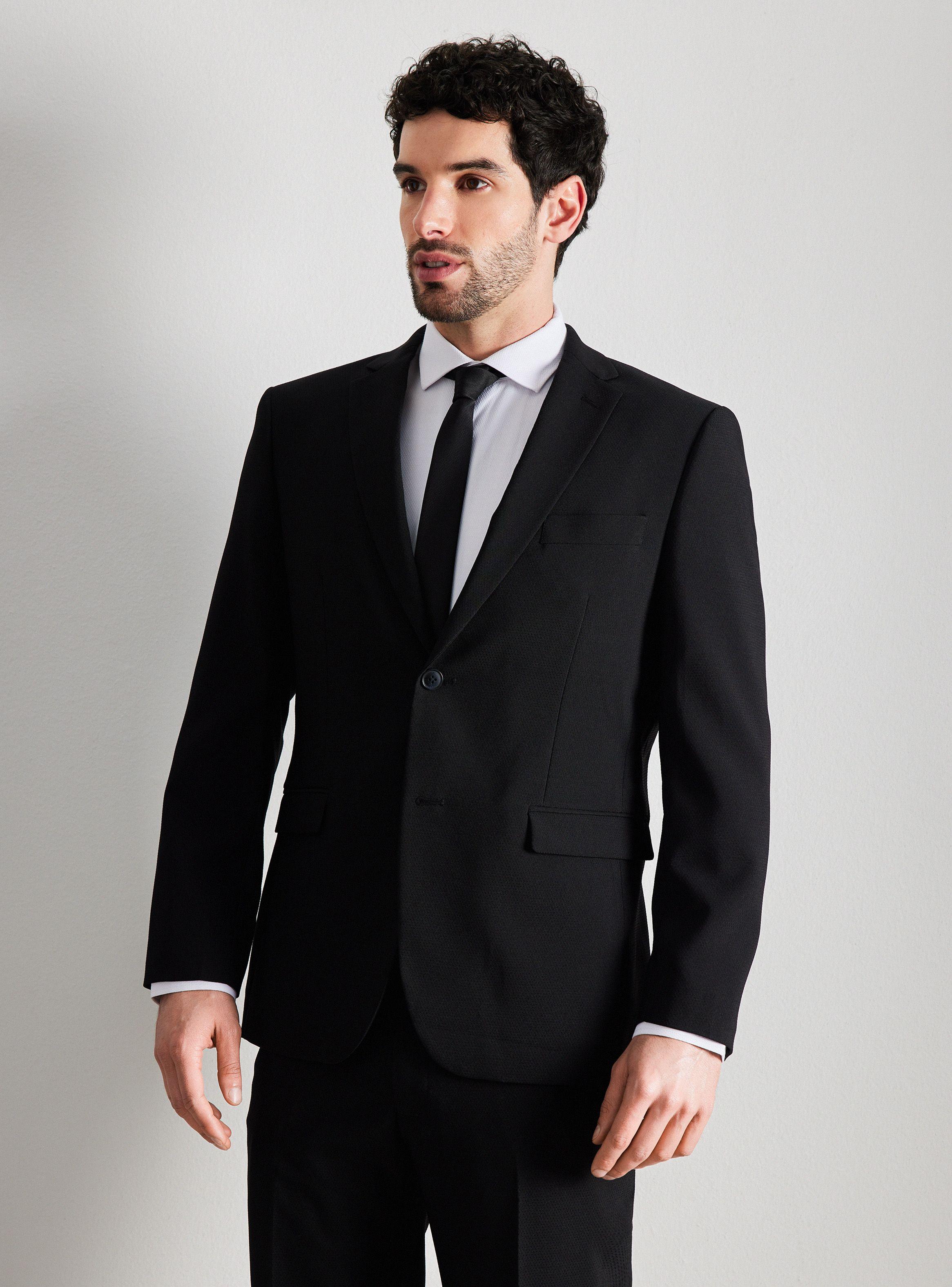 Traje Fantasía Texturada Slim Fit Ceremonia-0