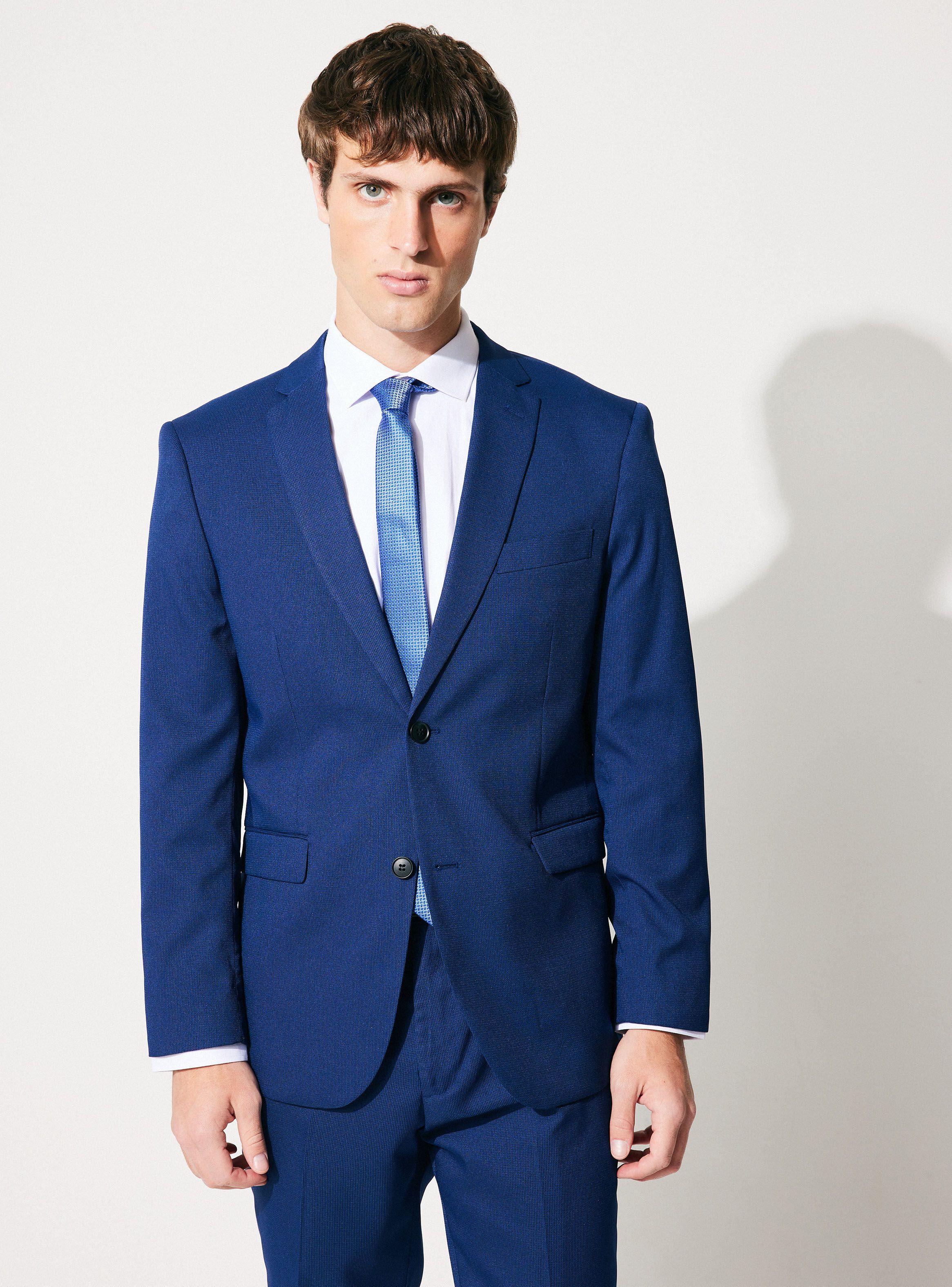 Traje Fantasía Texturada Slim Fit Ceremonia-0