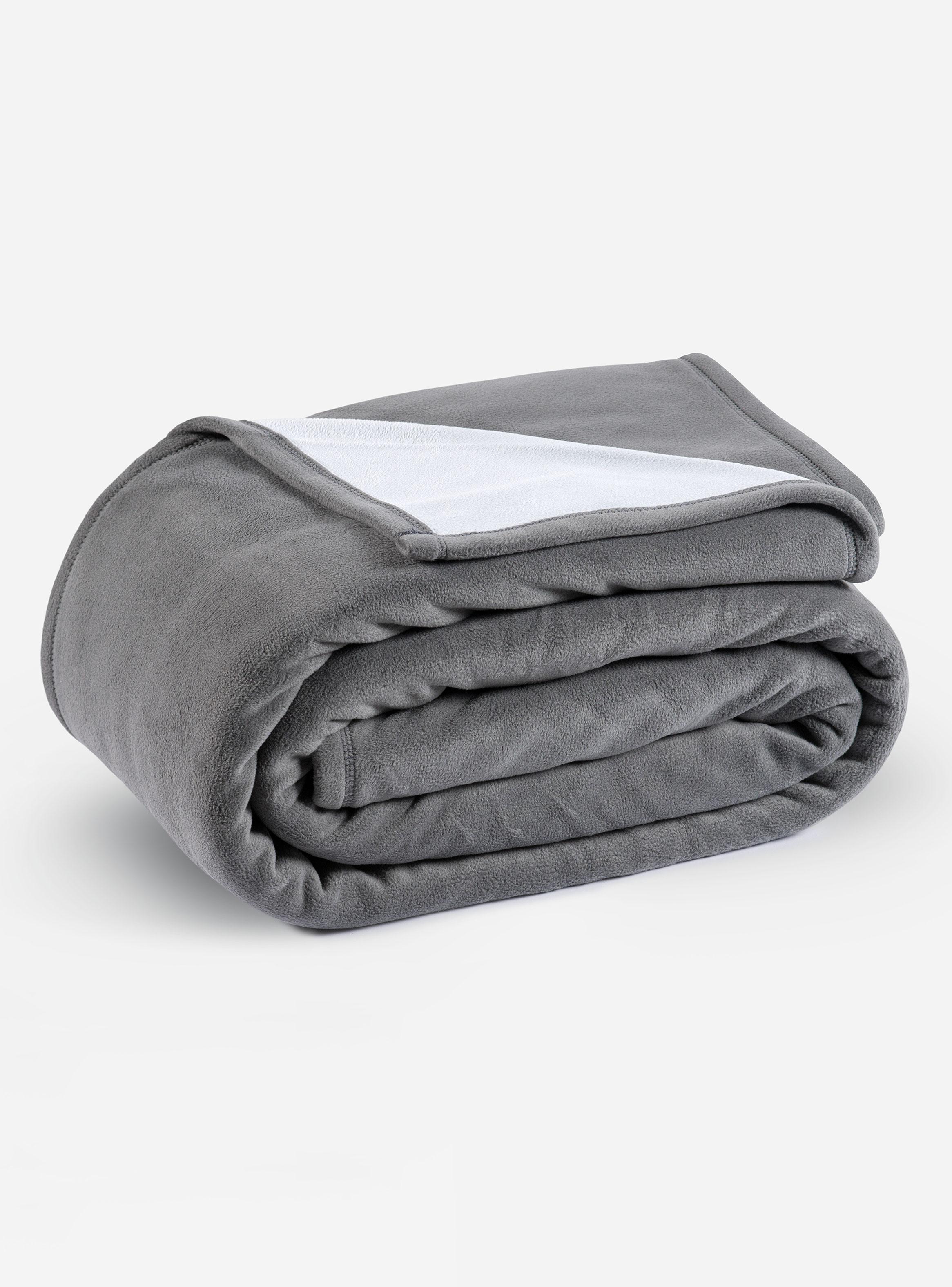Frazada Súper King Bicolor Gris-0