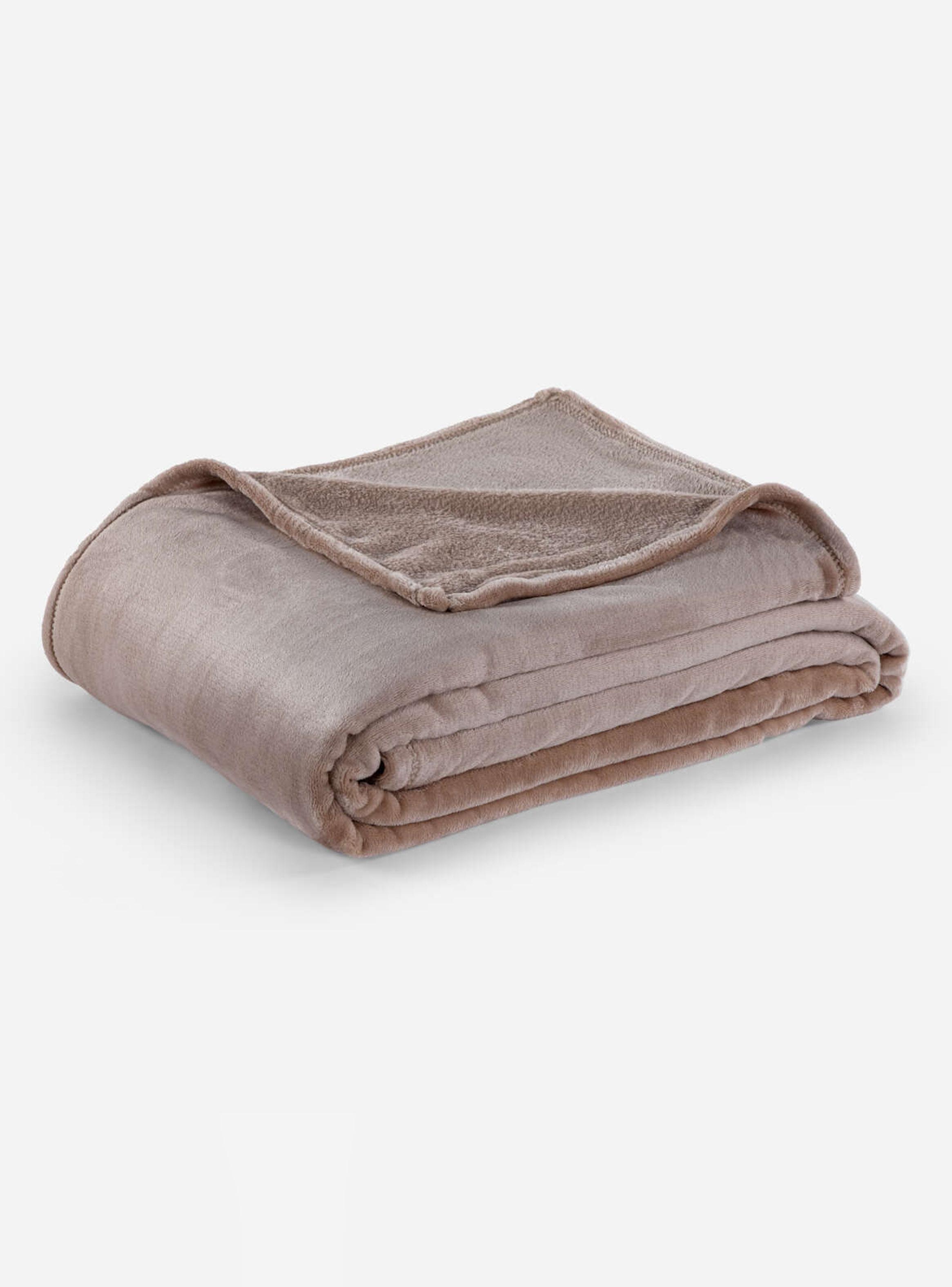 Frazada Flannel 280 Gramos King Rose -0