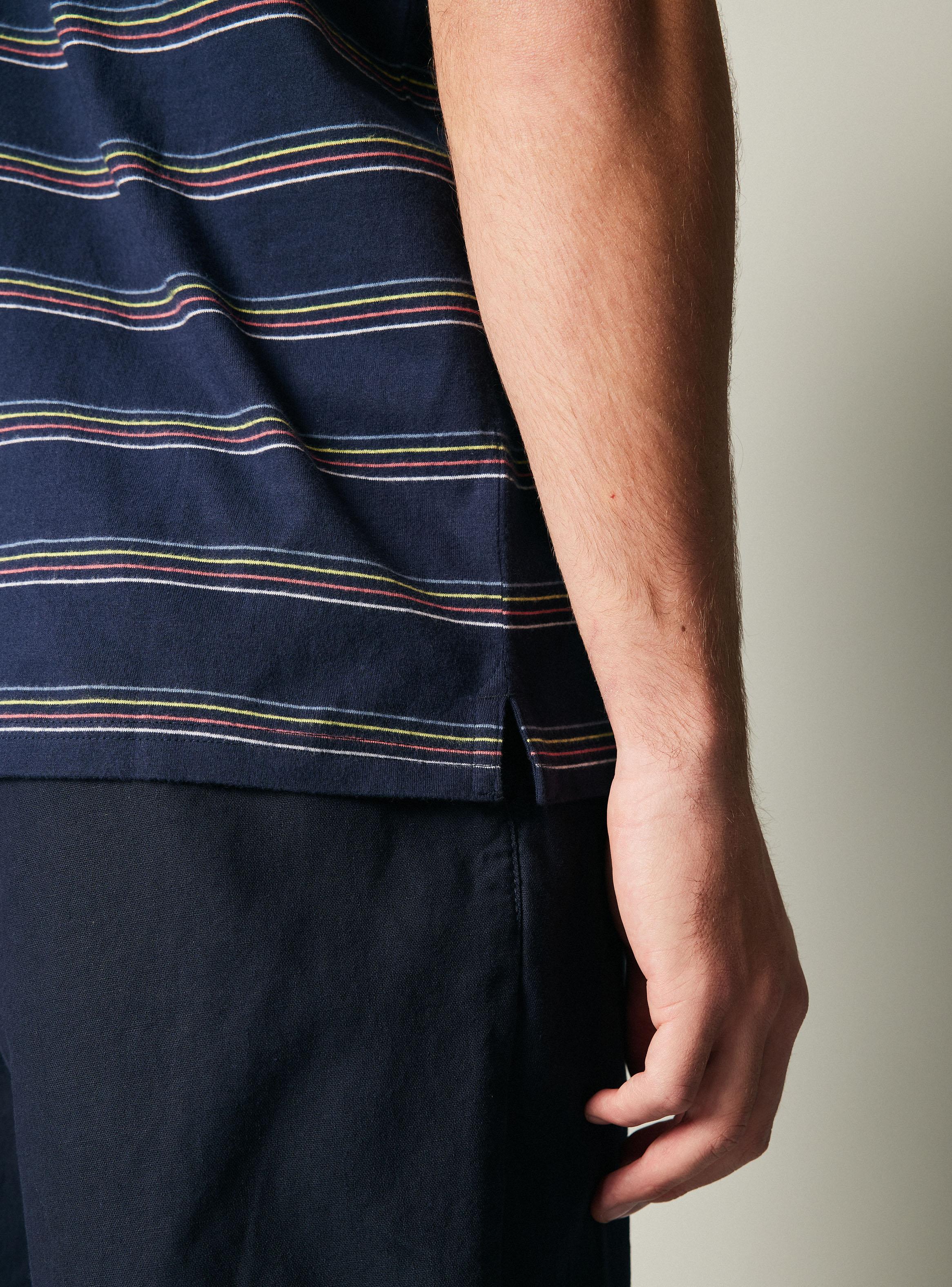 Polera Jersey Multicolor Raya-3