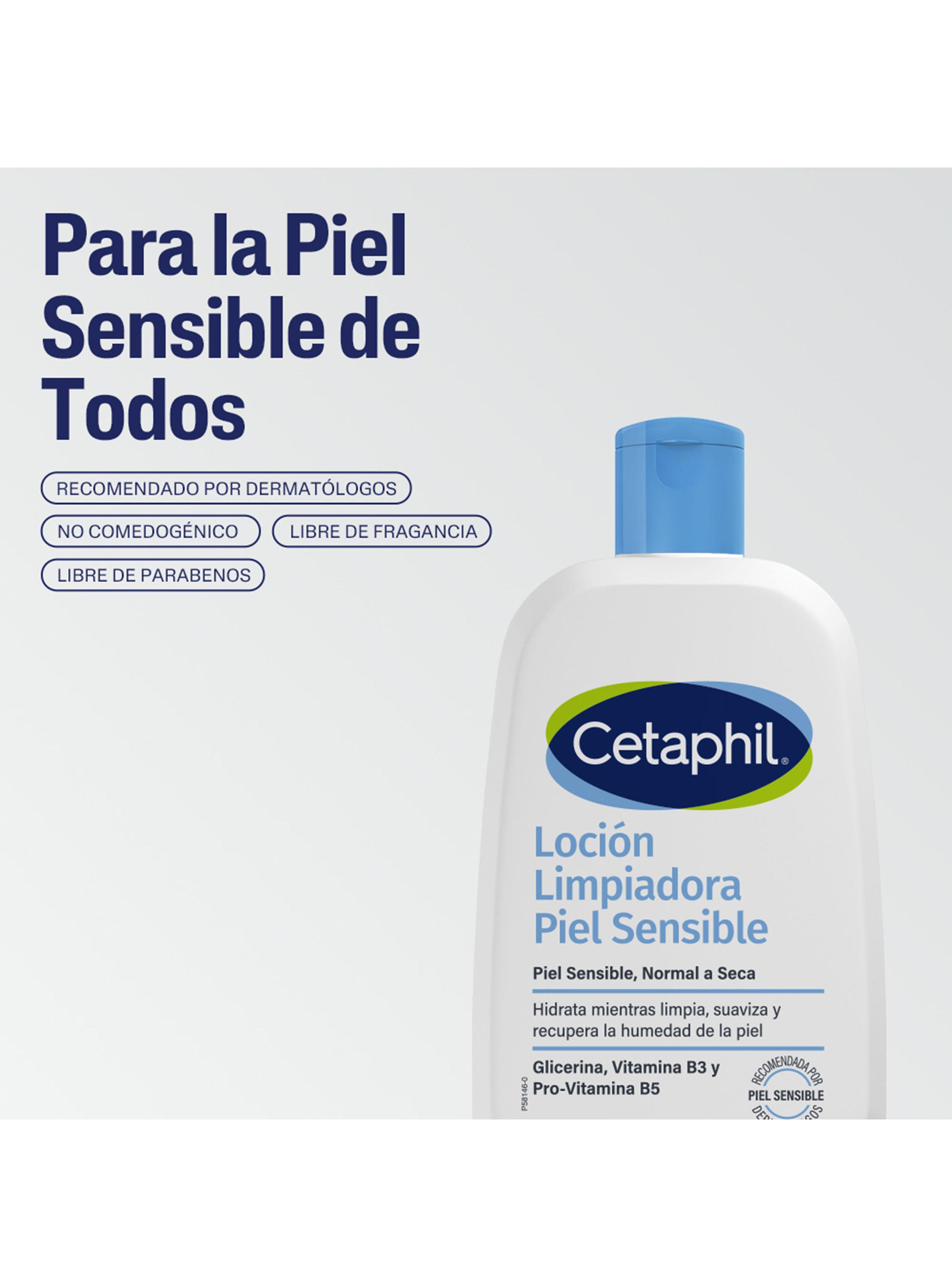 Limpiador Facial para Piel Sensible Cetaphil 236ml-2
