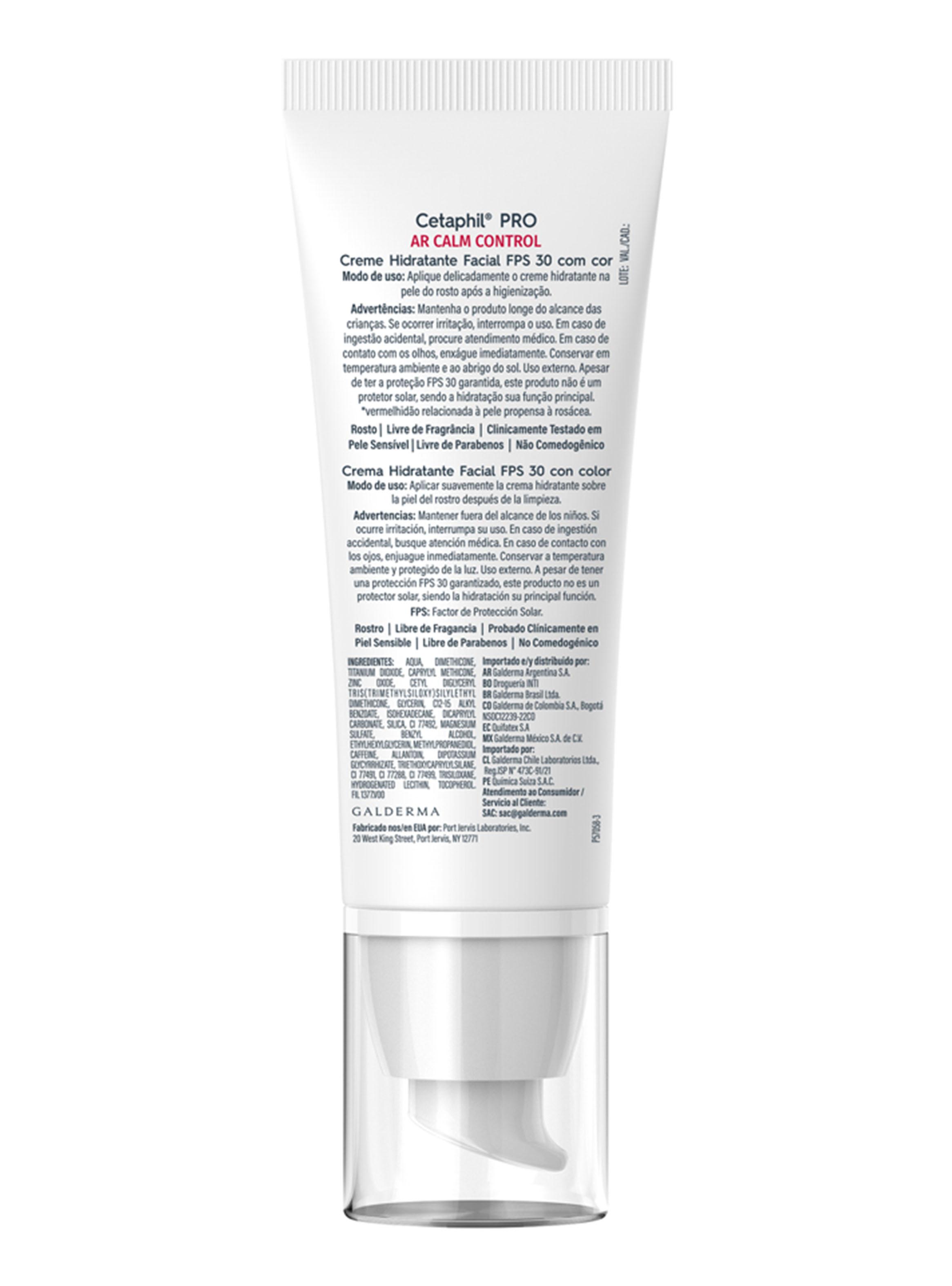 Hidratante Facial Antirojeces con color Cetaphil PRO AR FPS30 50g-5